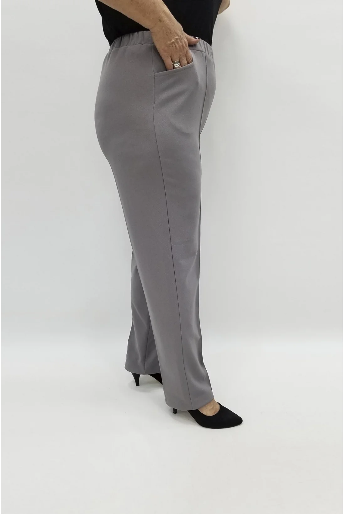 Miraggio Büyük Beden Pantolon 93671 GRİ