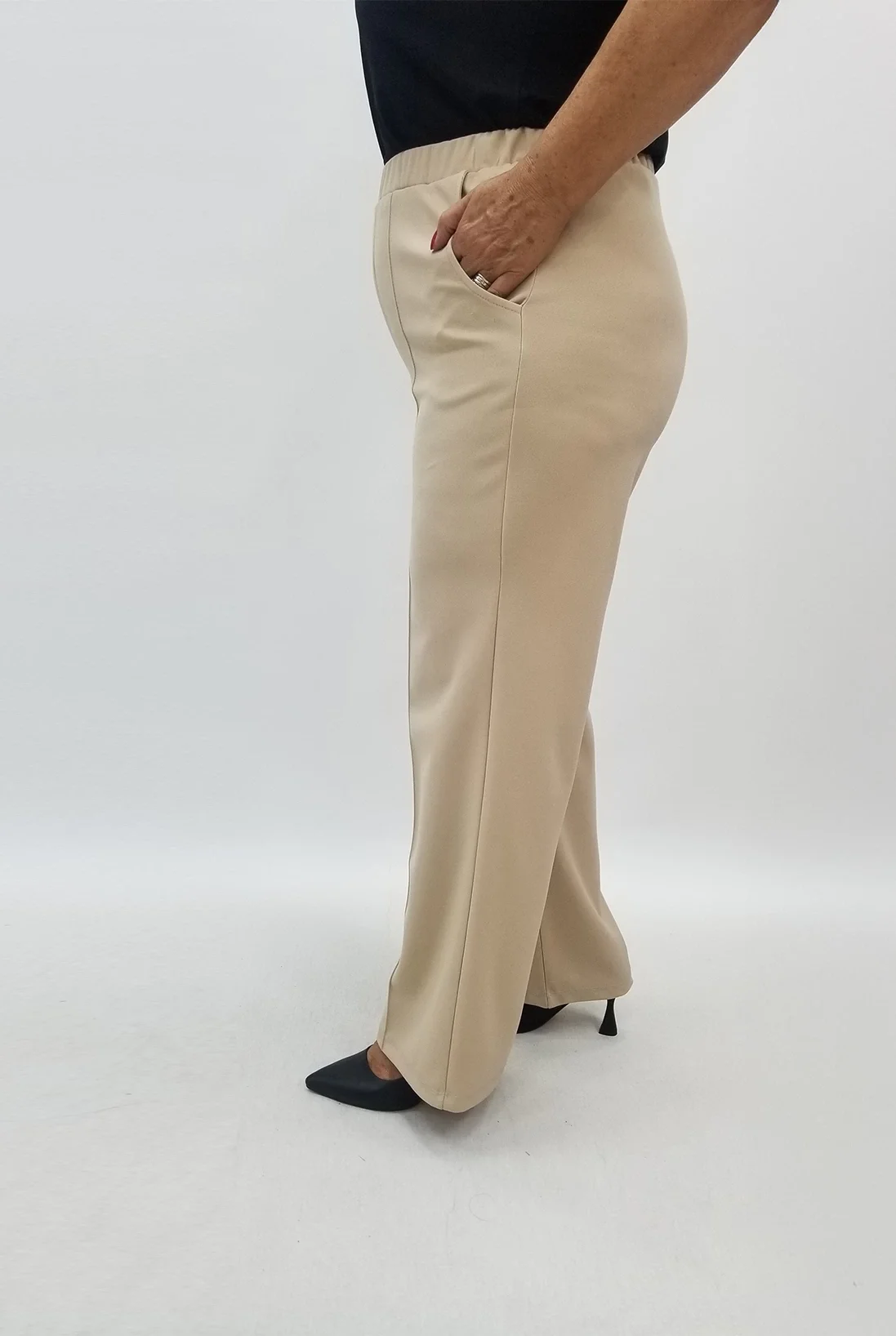 Miraggio Büyük Beden Pantolon 94996 AÇIK BEJ