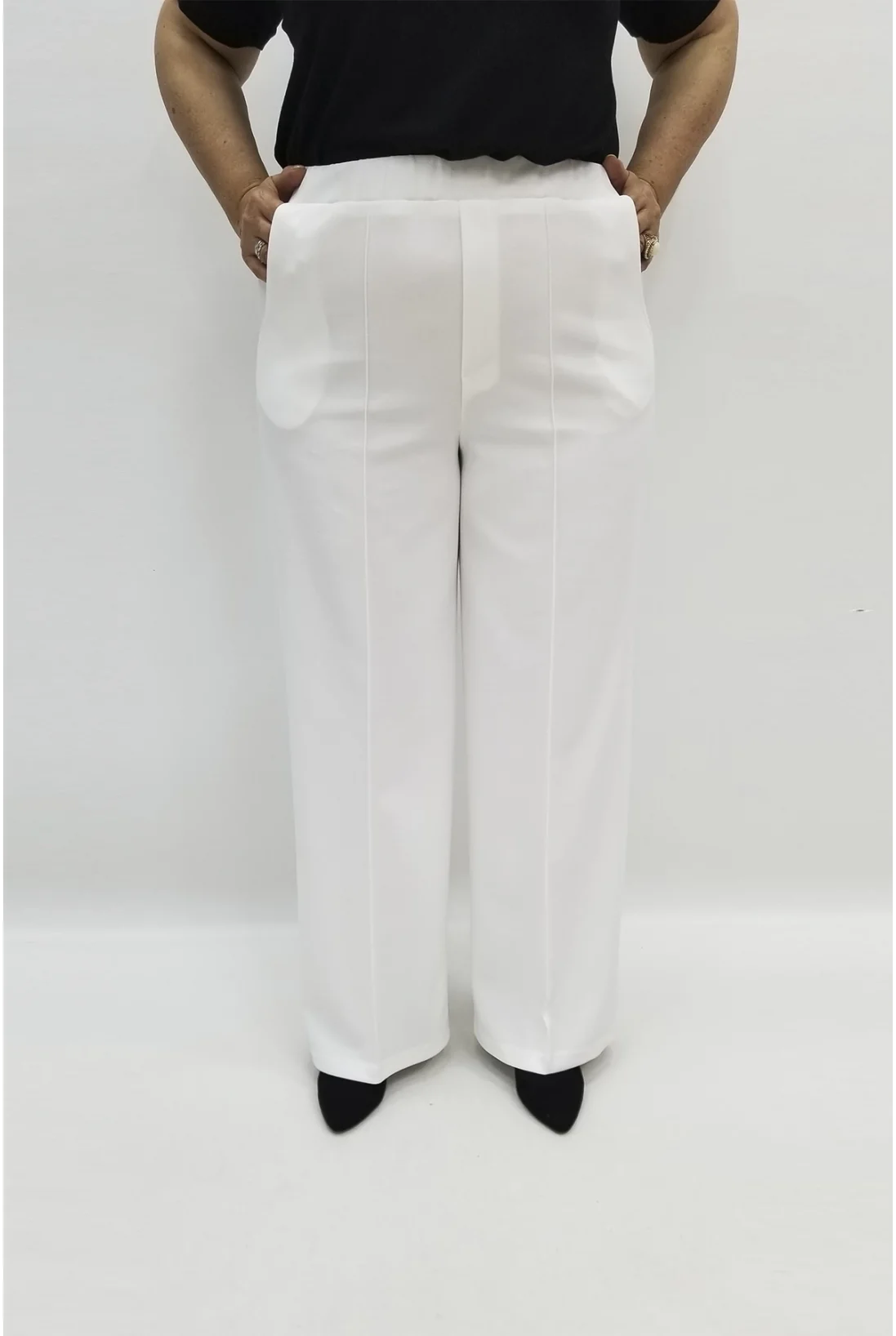 Miraggio Büyük Beden Pantolon 94996 BEYAZ