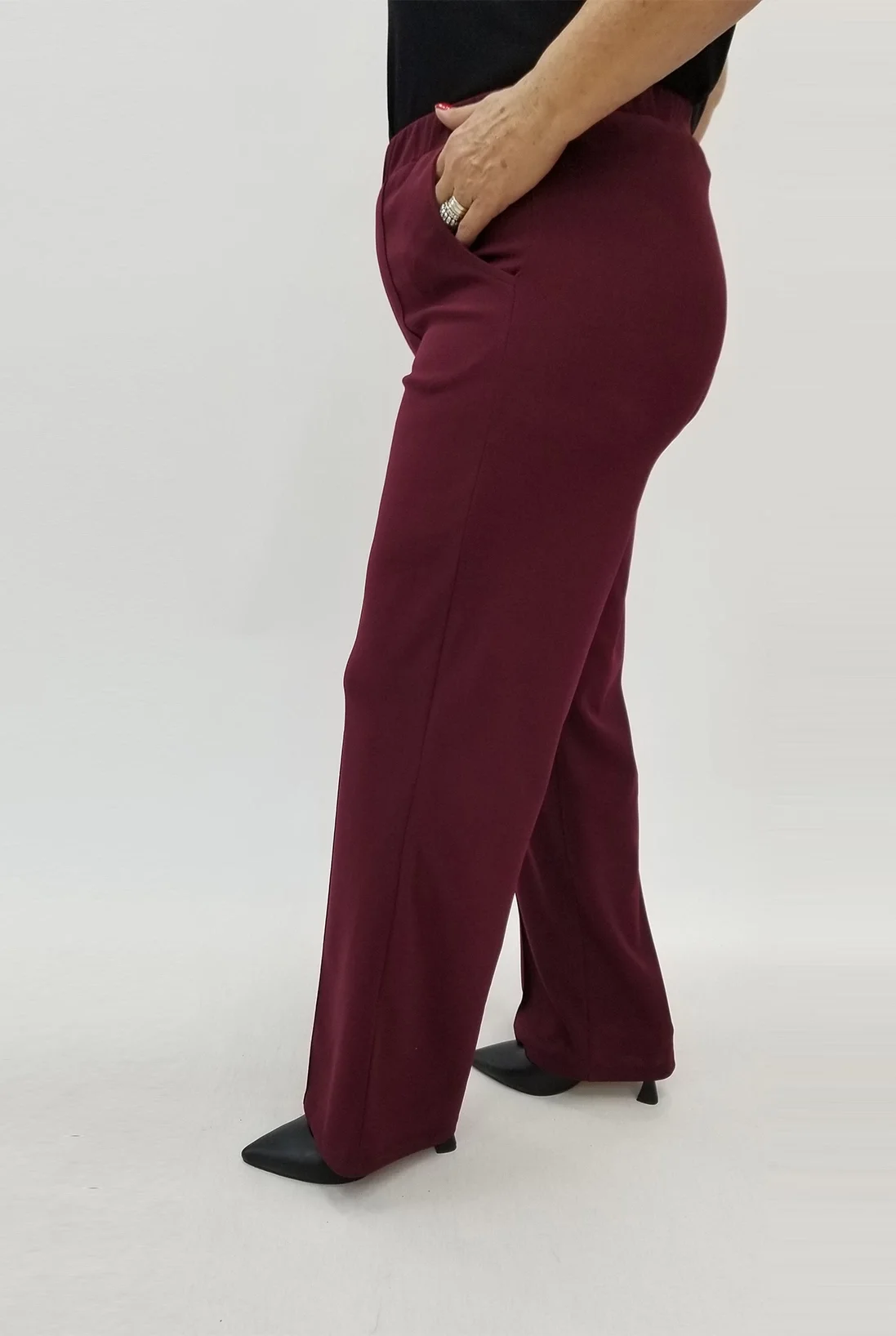 Miraggio Büyük Beden Pantolon 94996 BORDO