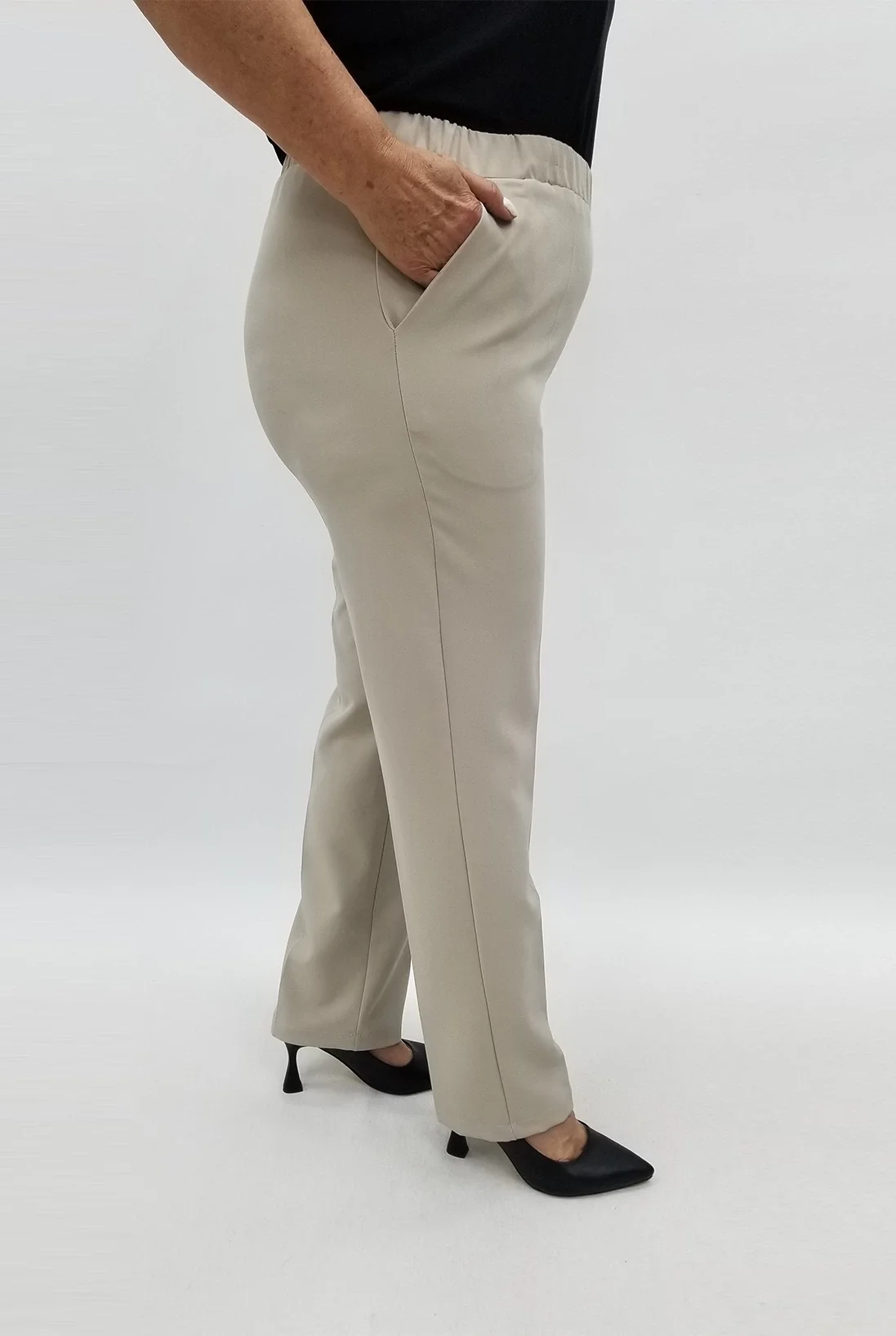 Miraggio Büyük Beden Pantolon 94997 TAŞ