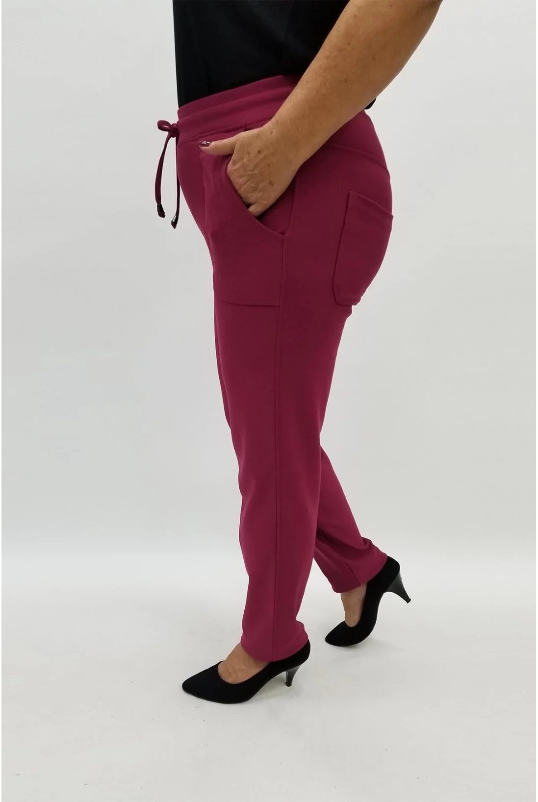 Miraggio Büyük Beden Pantolon 98023 MÜRDÜM