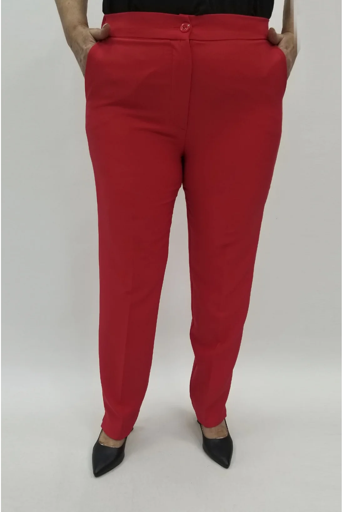 Miraggio Büyük Beden Pantolon 98484 KIRMIZI