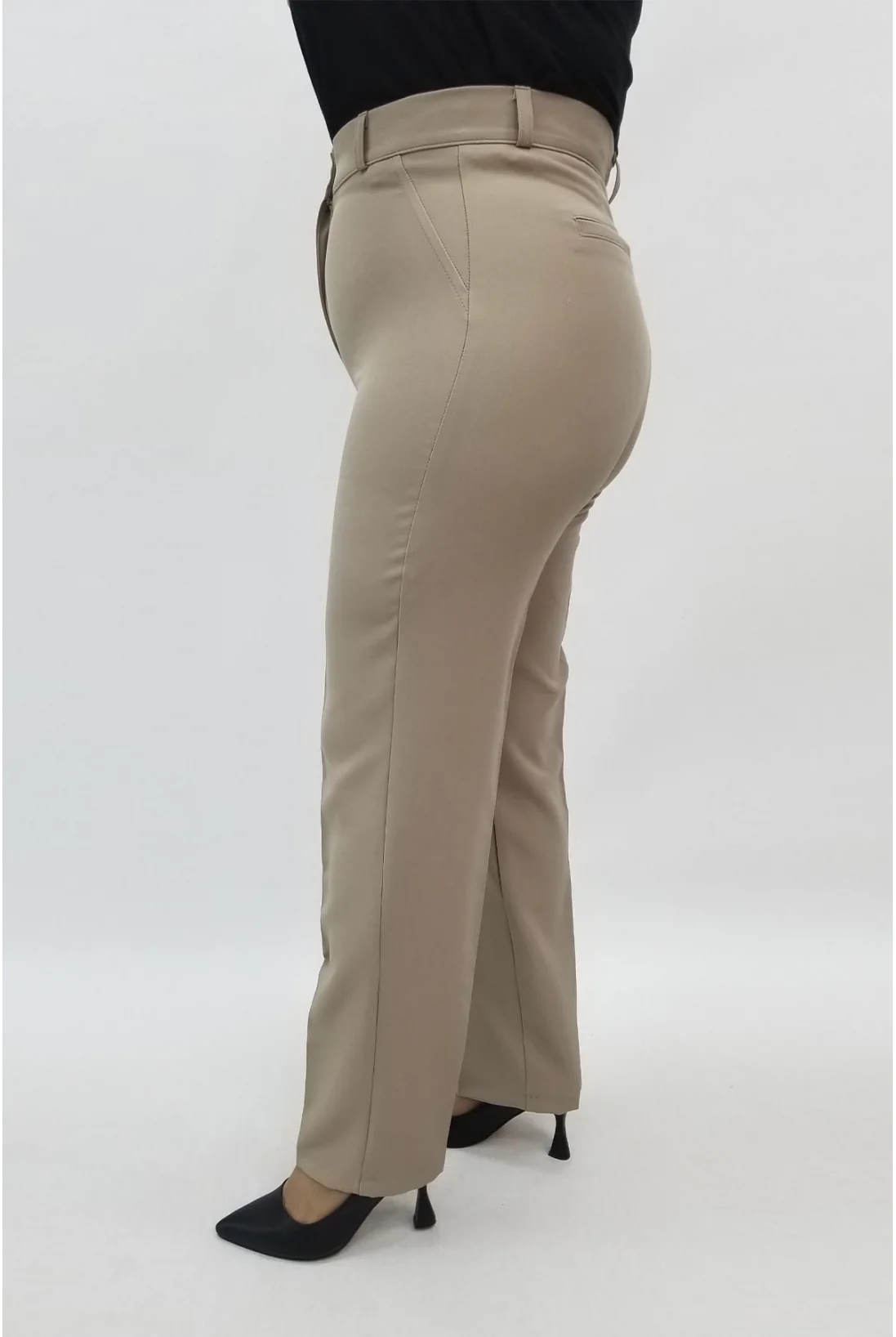 Miraggio Büyük Beden Pantolon 98486 BEJ