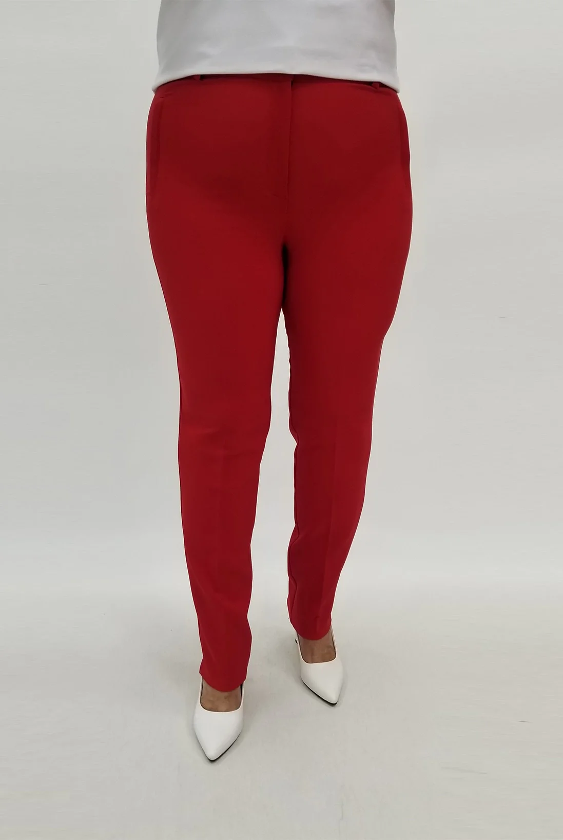 Miraggio Büyük Beden Pantolon 98881 KIRMIZI