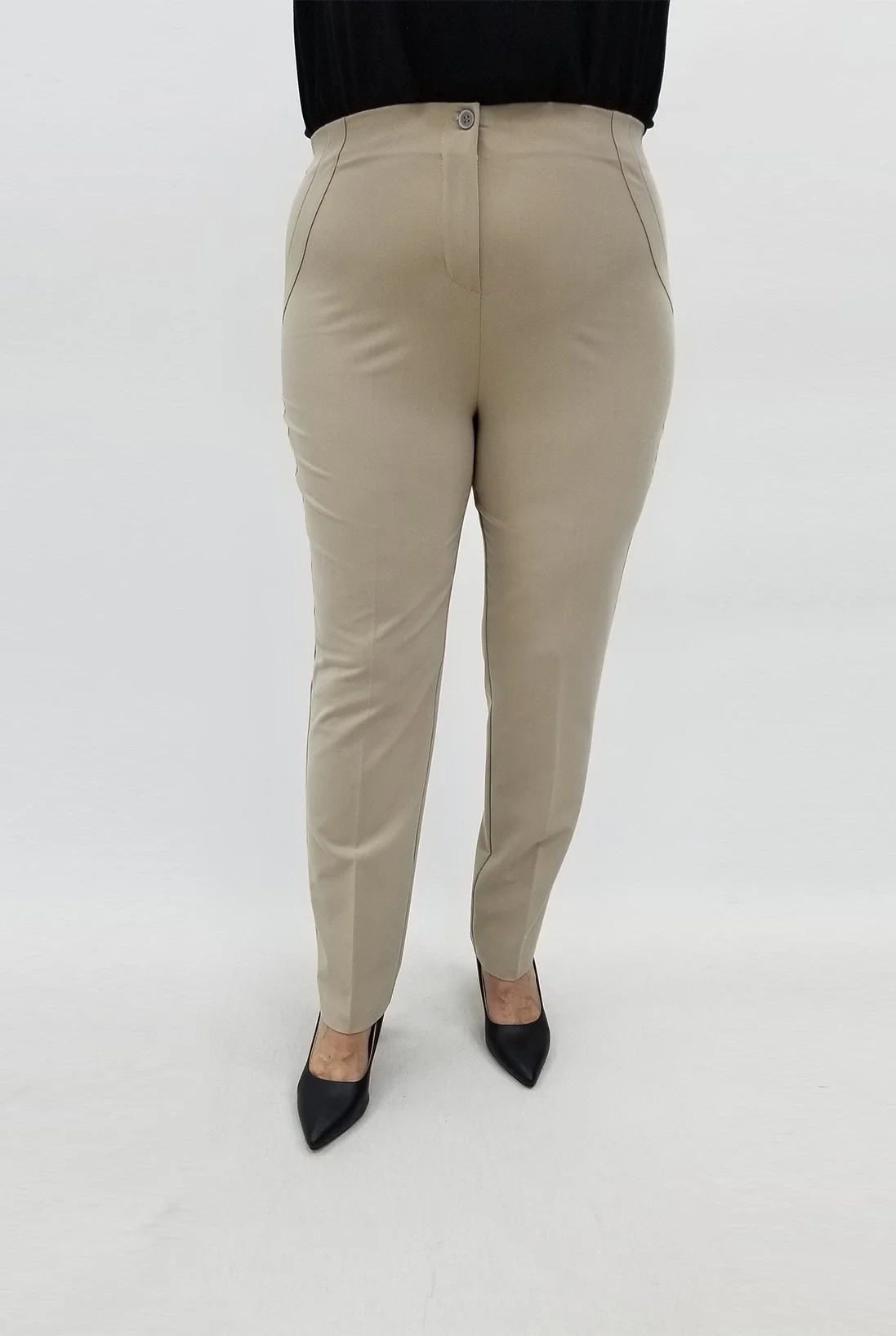 Miraggio Büyük Beden Pantolon 98882 TAŞ