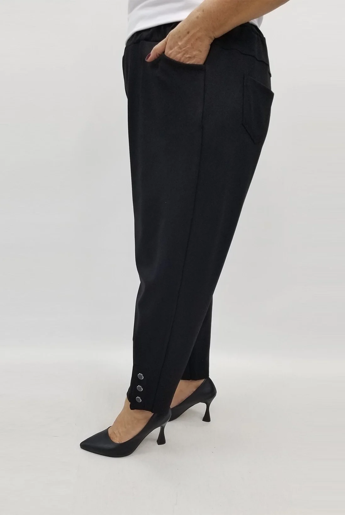 Miraggio Büyük Beden Pantolon 99034 SİYAH