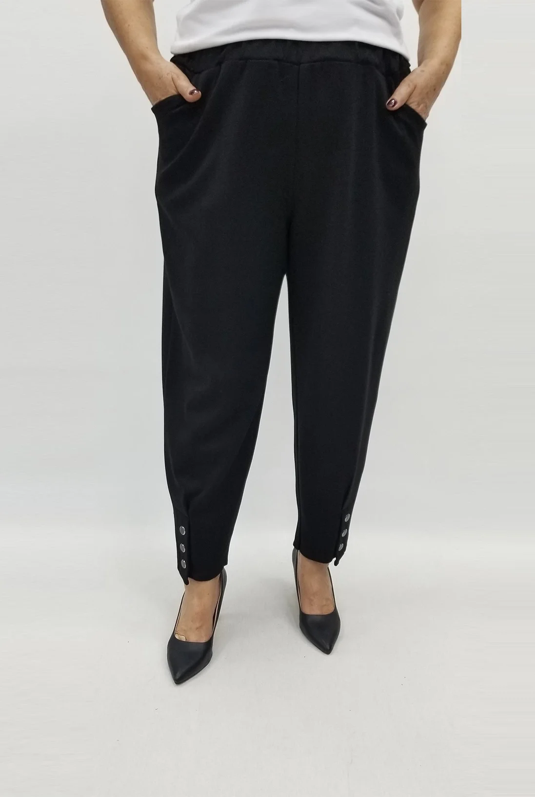 Miraggio Büyük Beden Pantolon 99034 SİYAH