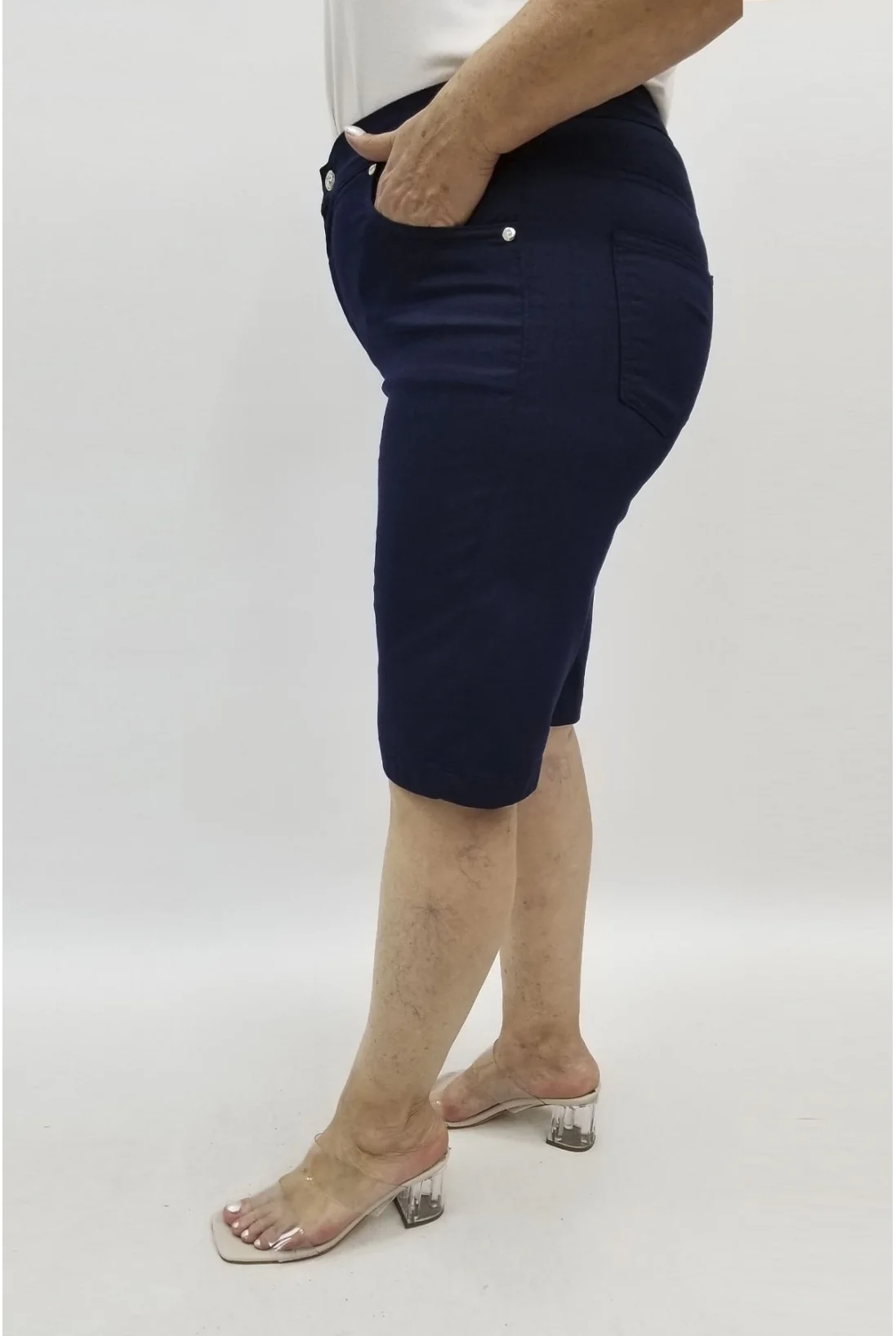 Miraggio Büyük Beden Şort 98658 LACİVERT