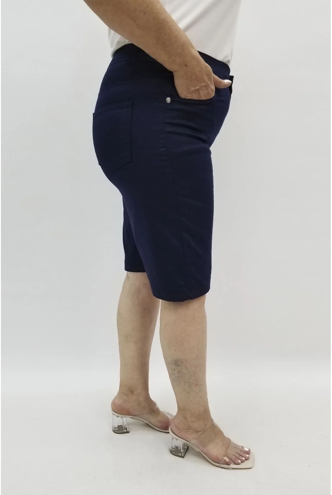 Miraggio Büyük Beden Şort 98658 LACİVERT