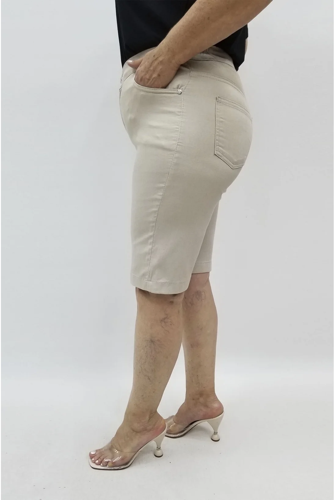 Miraggio Büyük Beden Şort 98658 TAŞ