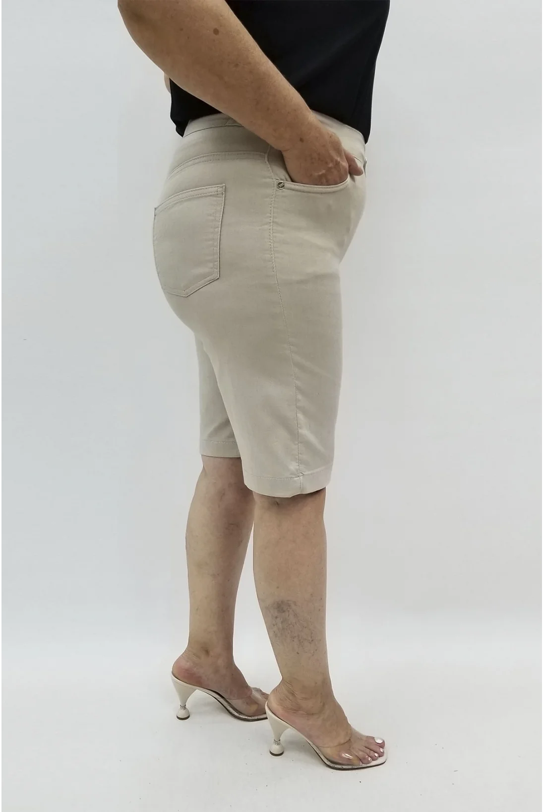 Miraggio Büyük Beden Şort 98658 TAŞ