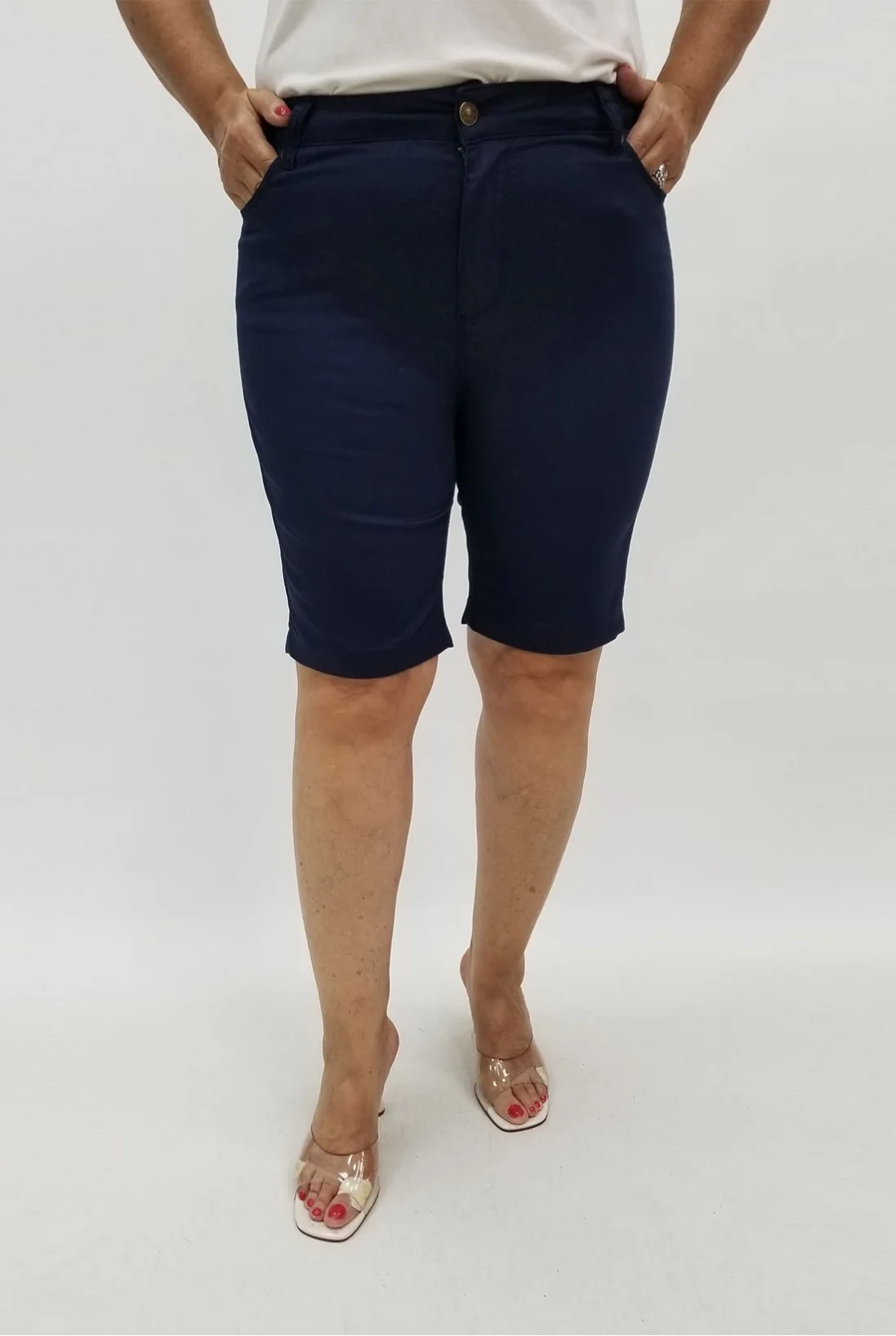 Miraggio Büyük Beden Şort 99823 LACİVERT