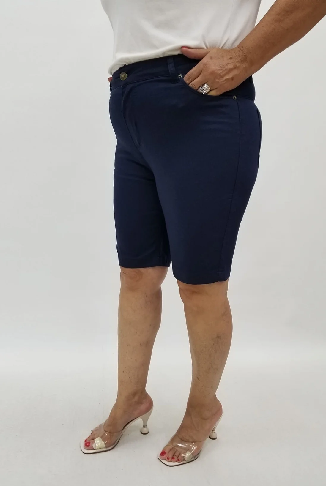 Miraggio Büyük Beden Şort 99823 LACİVERT