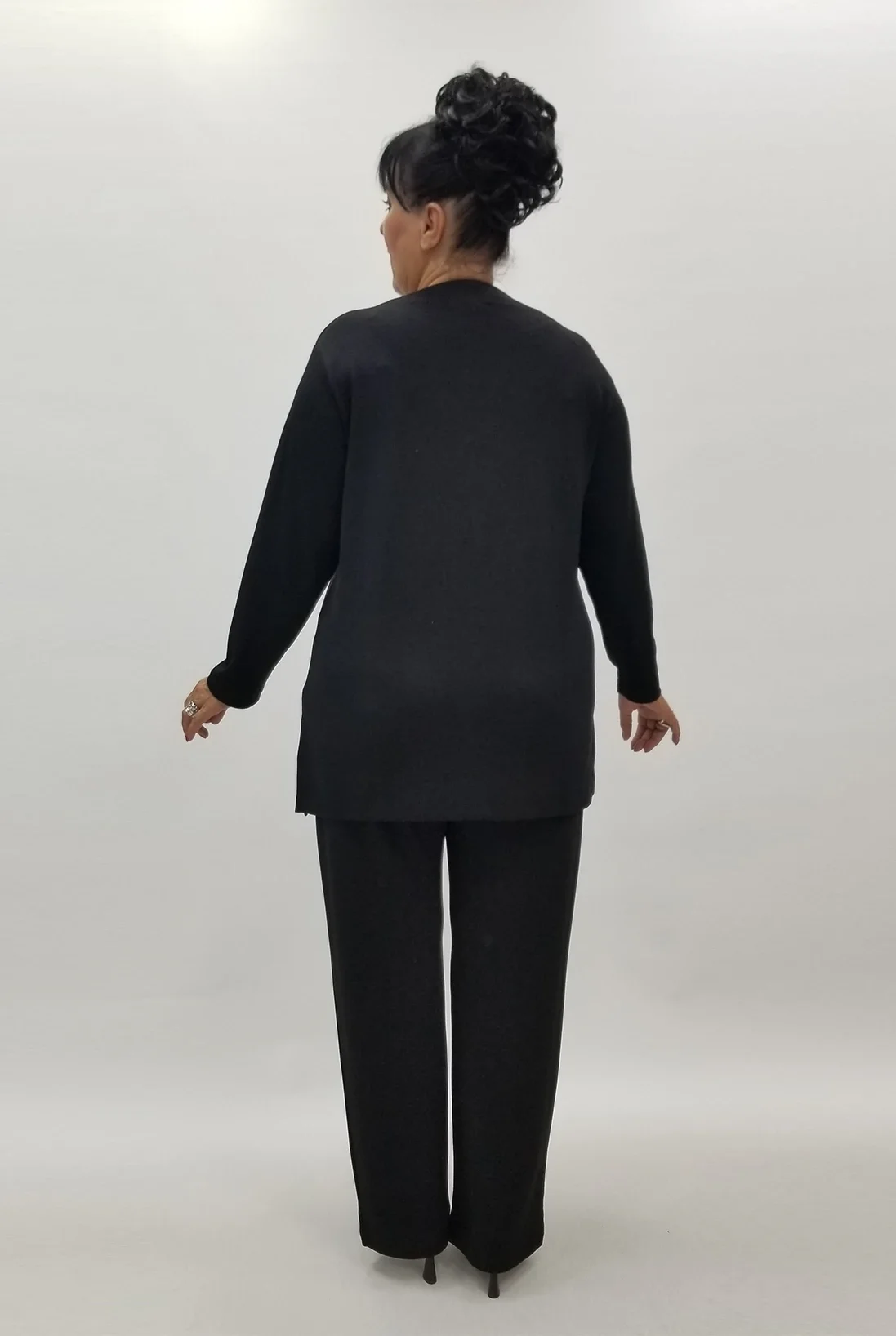 Miraggio Büyük Beden Takım 4012 SİYAH