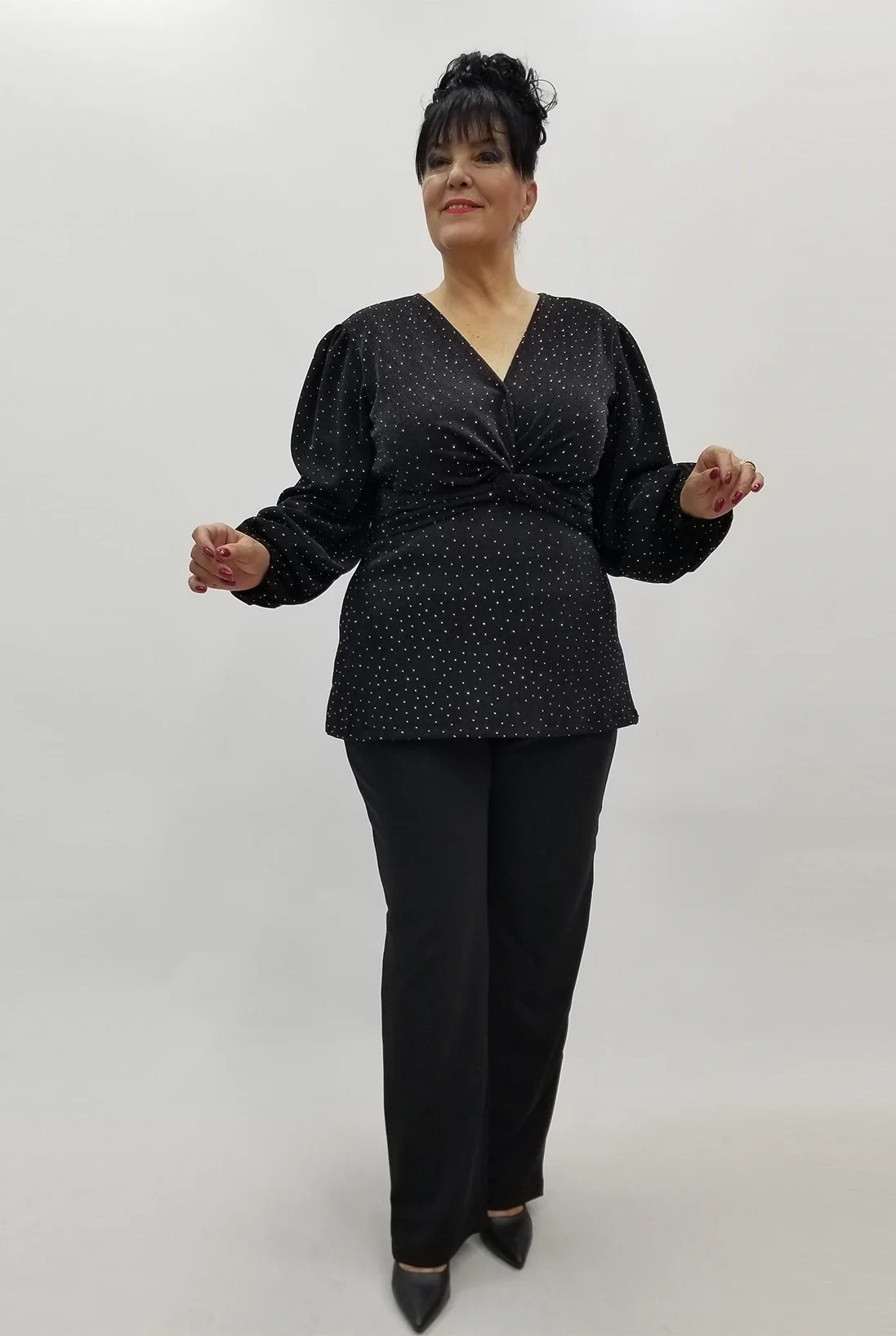 Miraggio Büyük Beden Takım 4059 SİYAH