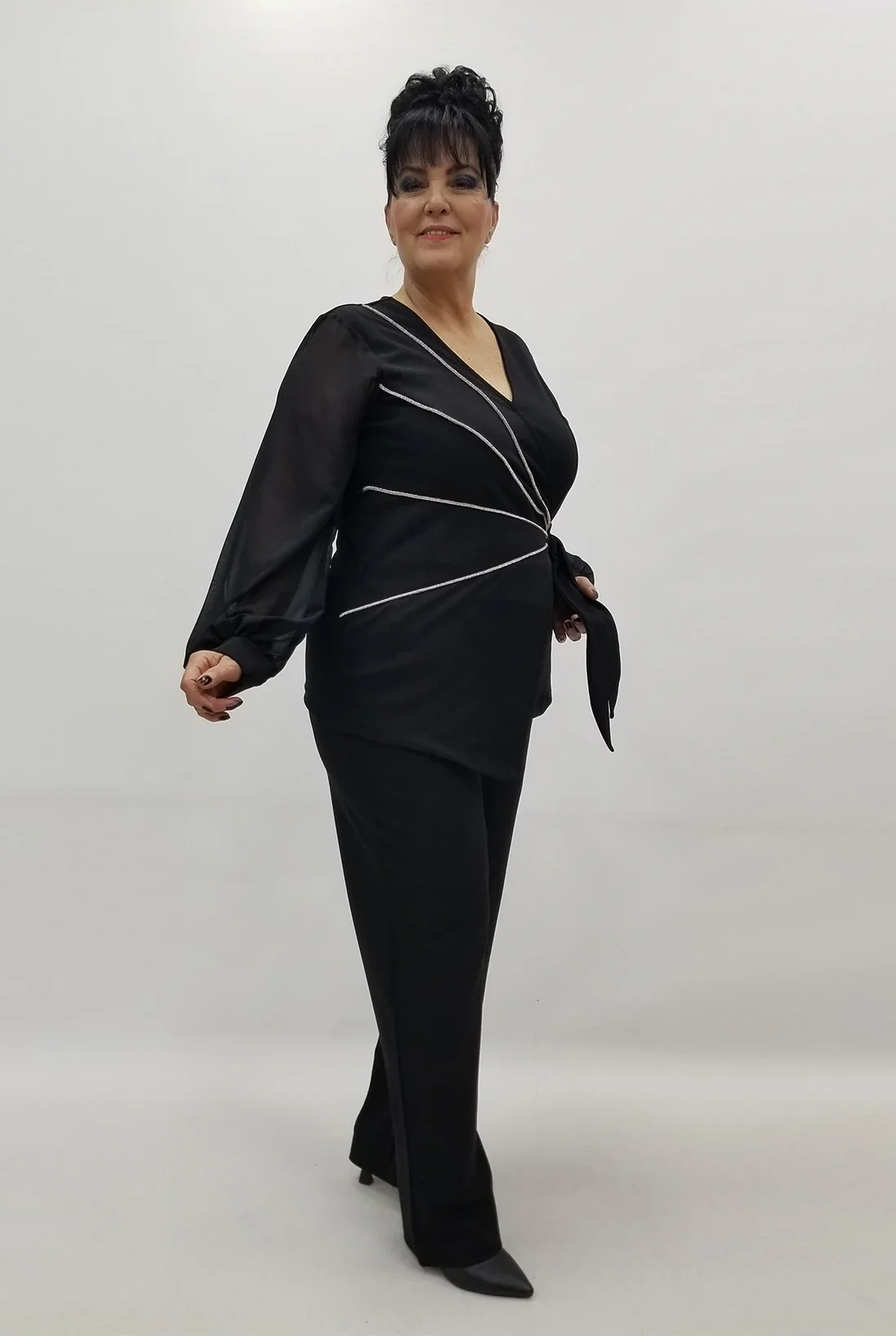 Miraggio Büyük Beden Takım 4179 SİYAH