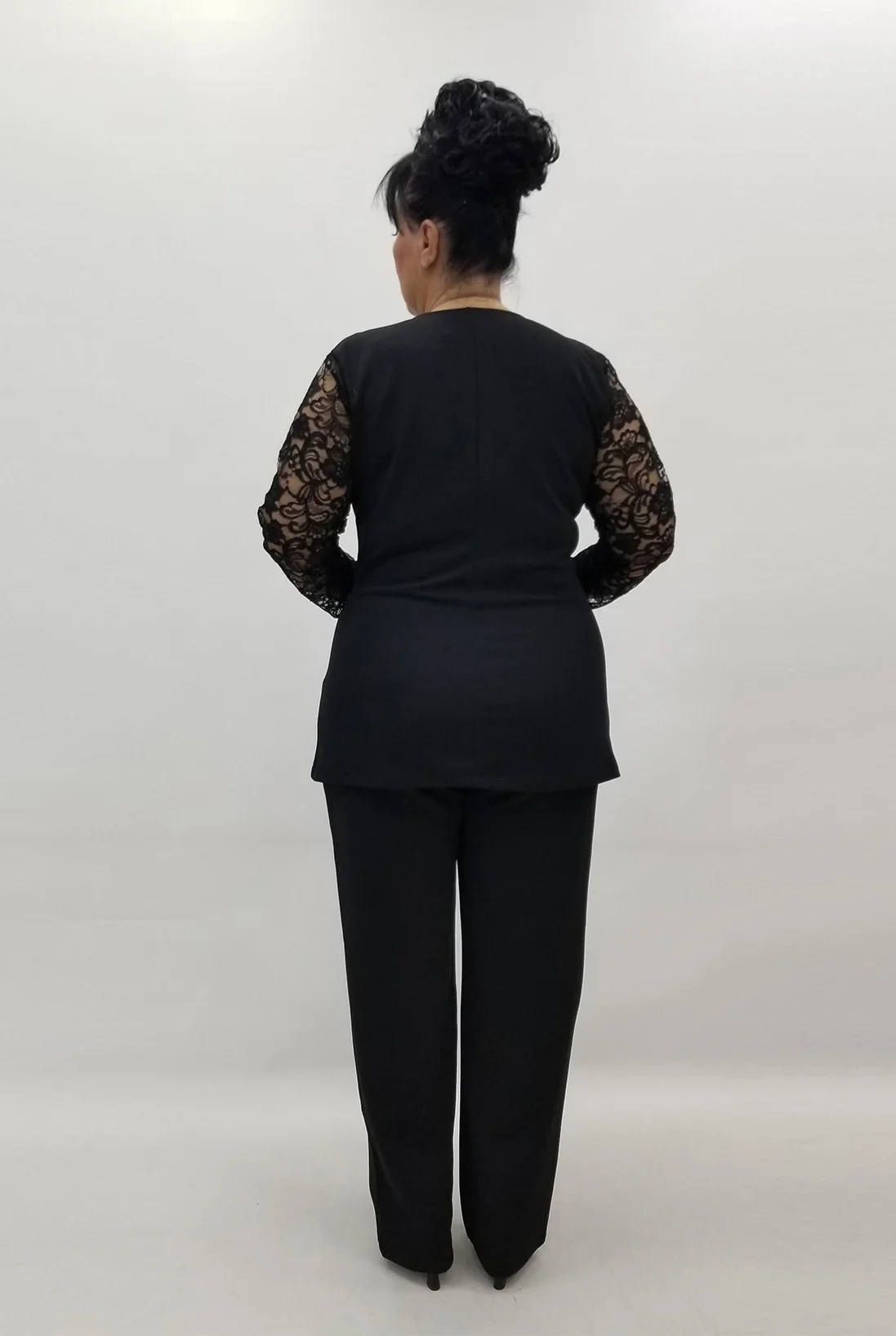 Miraggio Büyük Beden Takım 4181 SİYAH