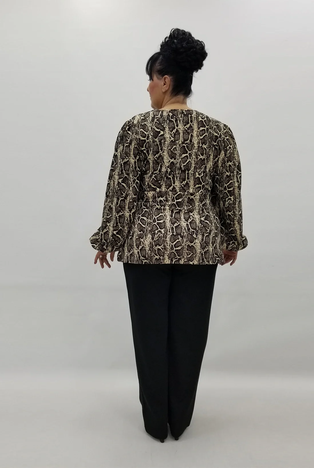 Miraggio Büyük Beden Takım 4206 SİYAH/BEJ