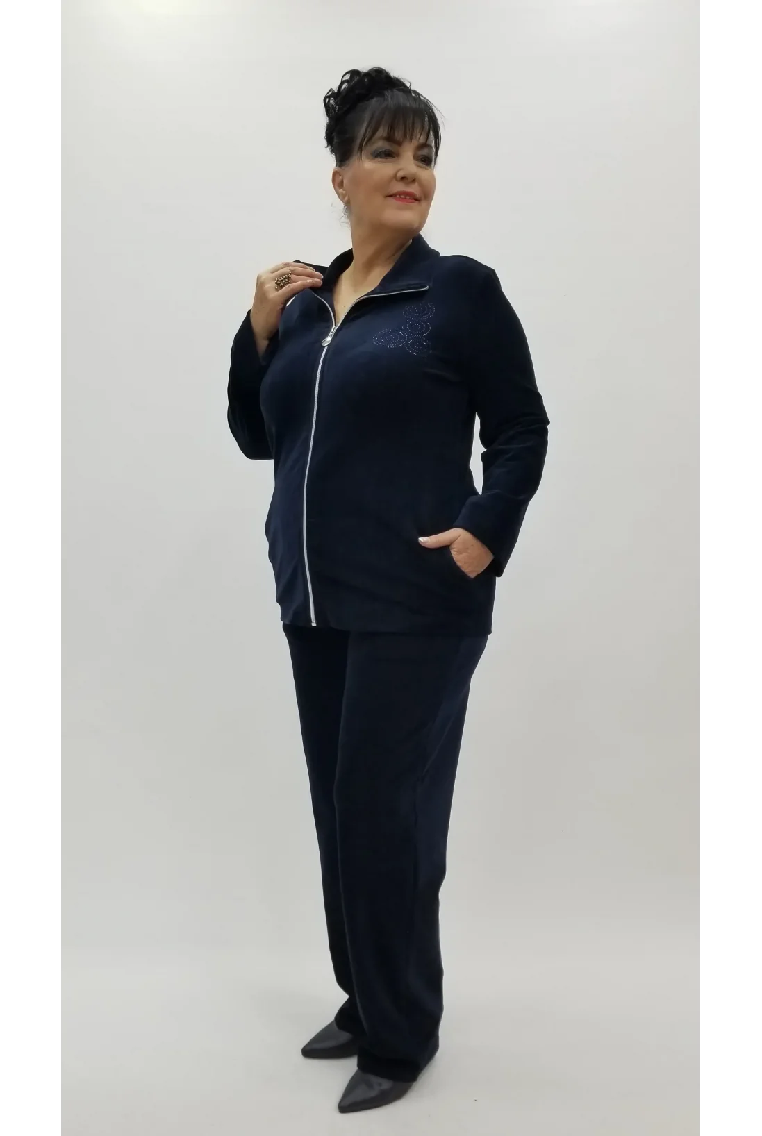 Miraggio Büyük Beden Takım 4260 LACİVERT