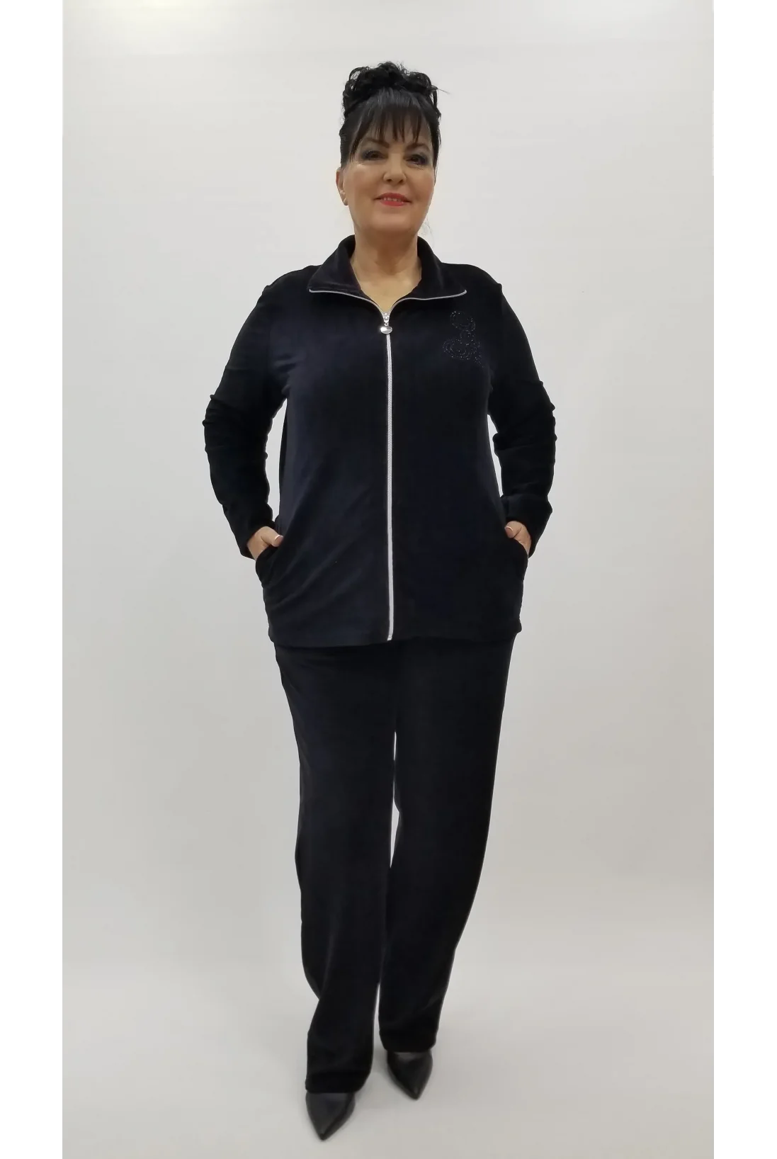 Miraggio Büyük Beden Takım 4260 SİYAH