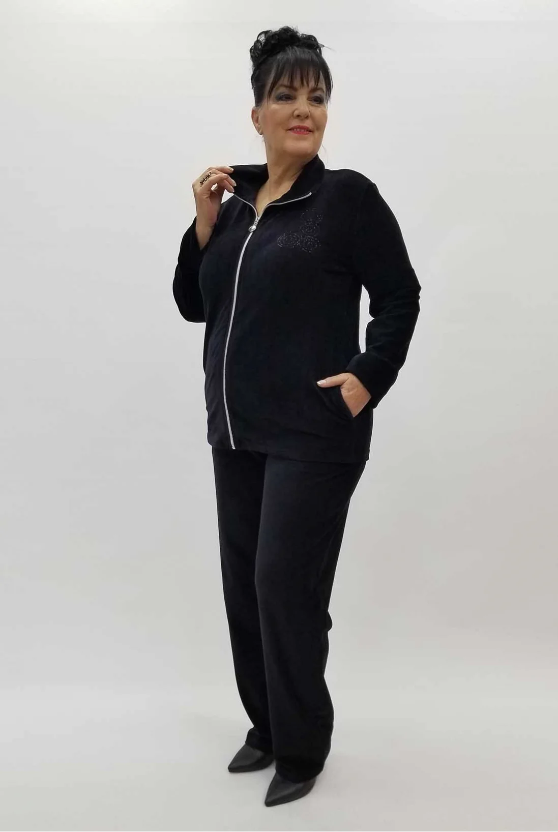 Miraggio Büyük Beden Takım 4260 SİYAH