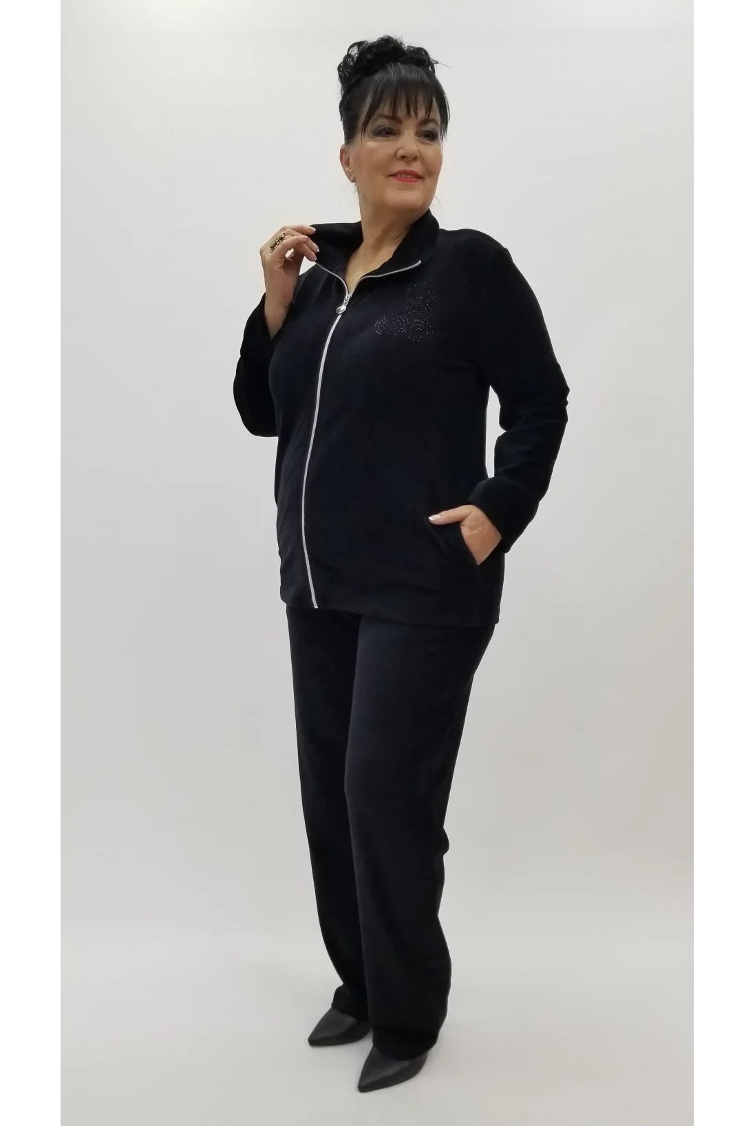 Miraggio Büyük Beden Takım 4260 SİYAH