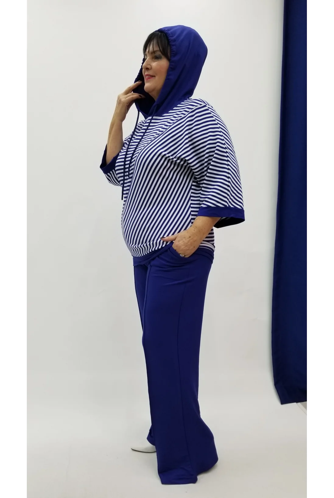 Miraggio Büyük Beden Takım 4335 LACİ/BEYAZ