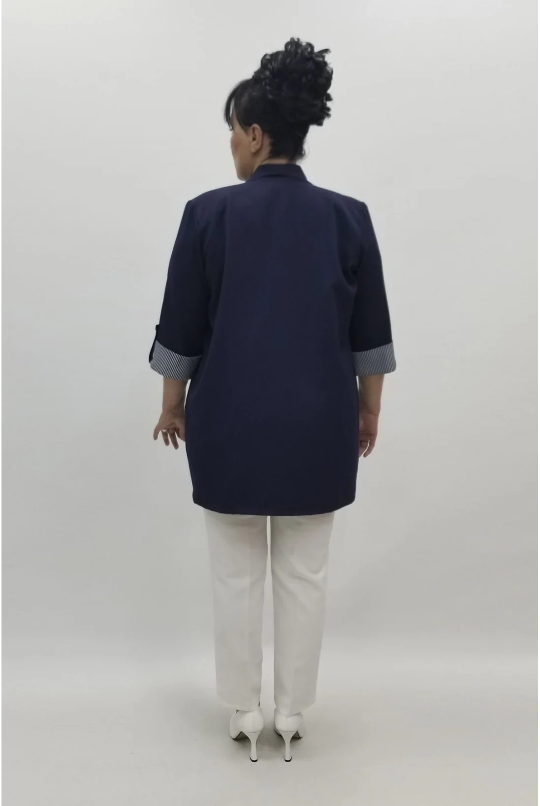 Miraggio Büyük Beden Takım 98477 LACİVERT