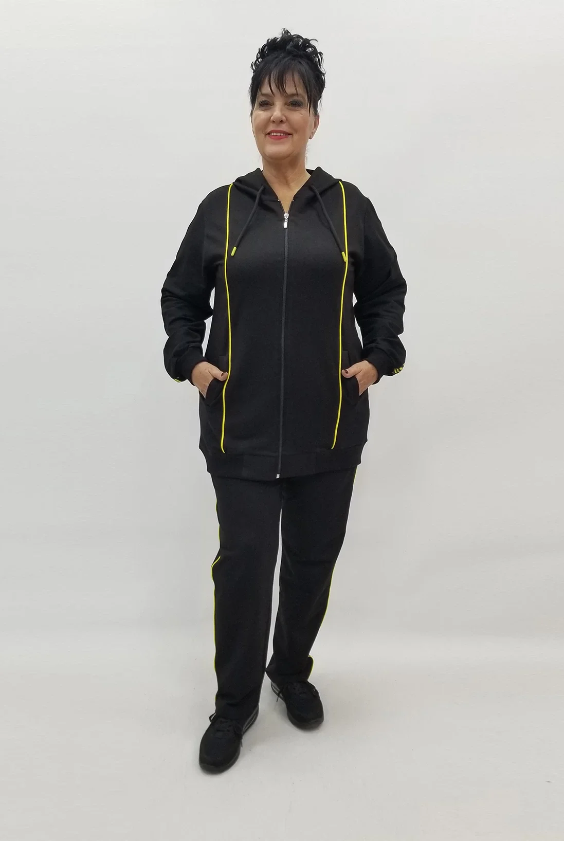 Miraggio Büyük Beden Takım 99107 SARI