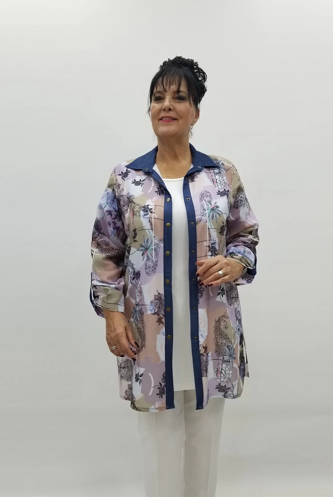 Miraggio Büyük Beden Takım 99163 MAVİ