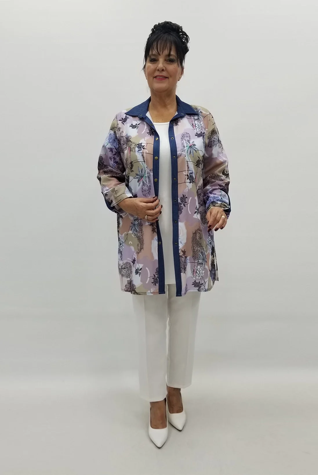 Miraggio Büyük Beden Takım 99163 MAVİ