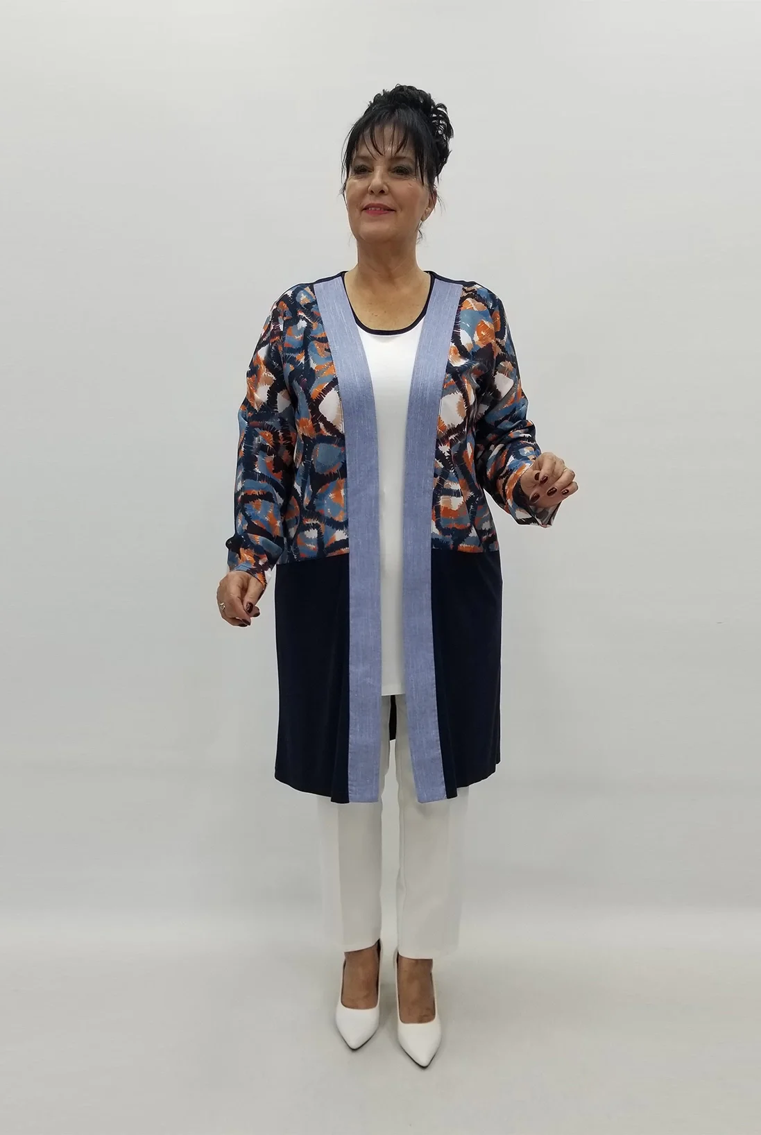 Miraggio Büyük Beden Takım 99165 LACİVERT