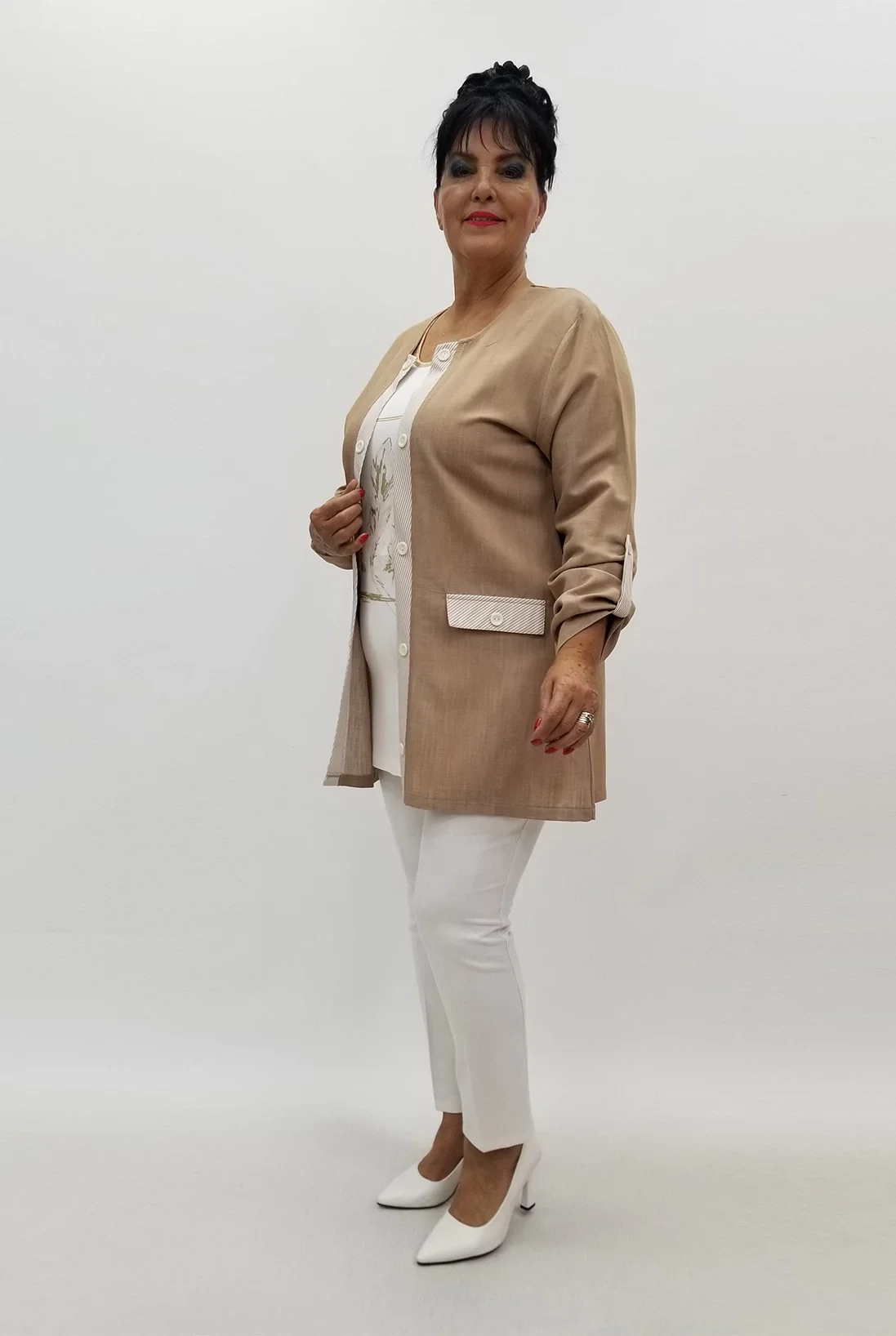 Miraggio Büyük Beden Takım 99212 A-KAHVE