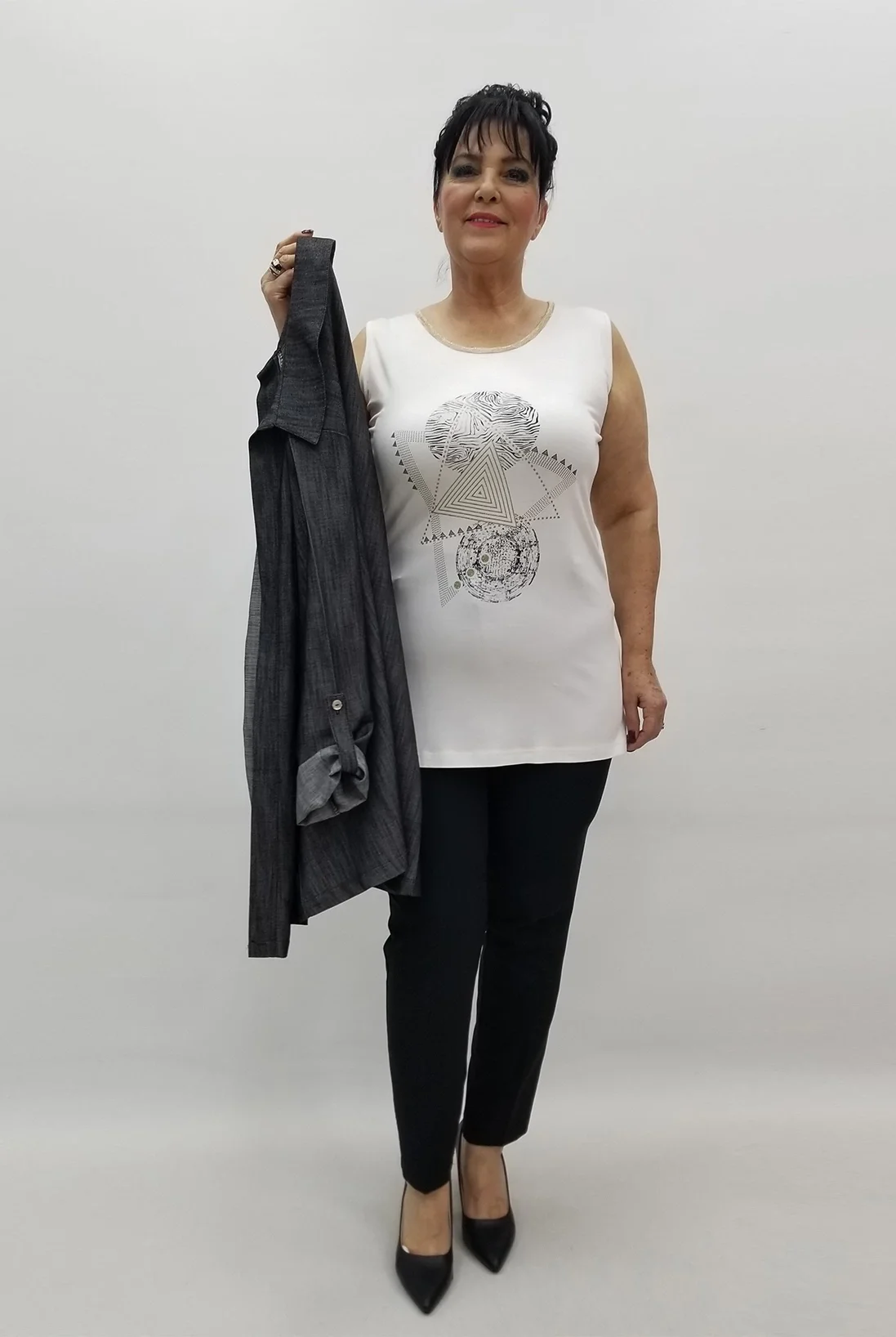 Miraggio Büyük Beden Takım 99213 ANTRASİT