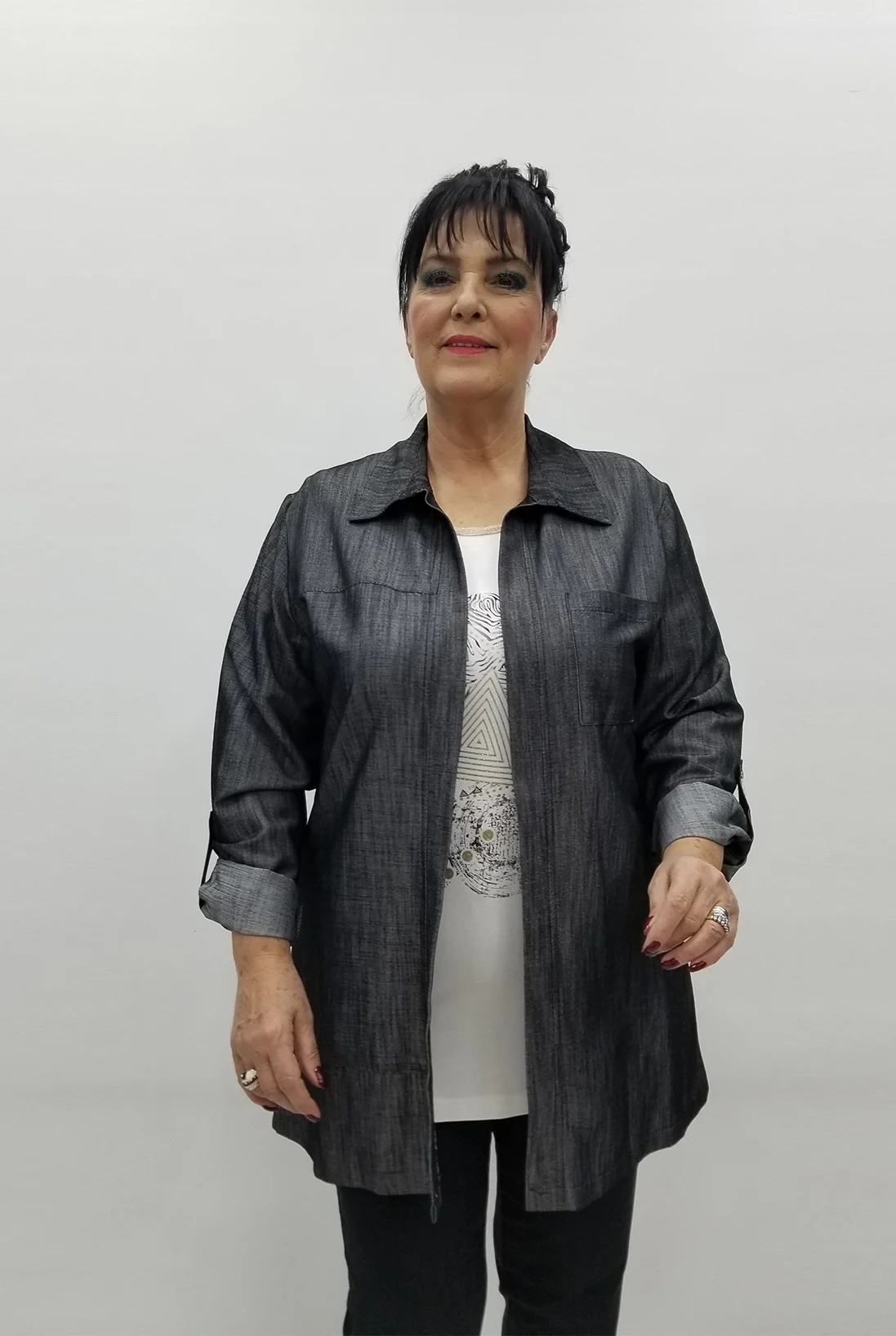 Miraggio Büyük Beden Takım 99213 ANTRASİT