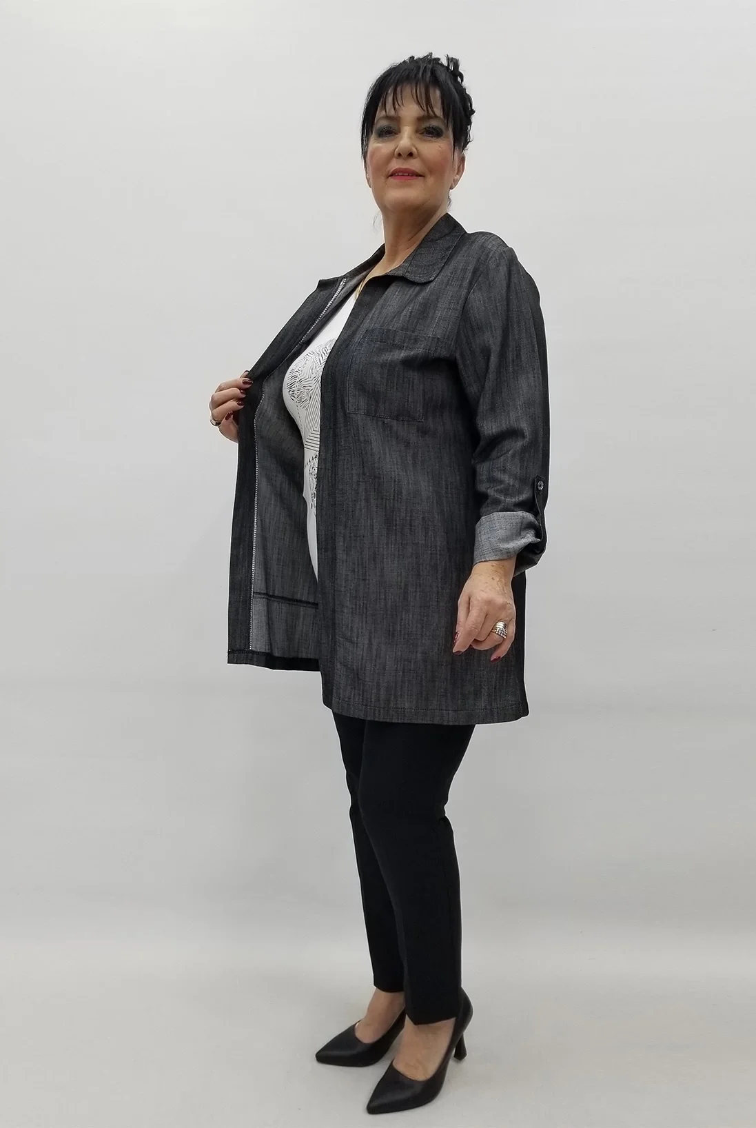 Miraggio Büyük Beden Takım 99213 ANTRASİT