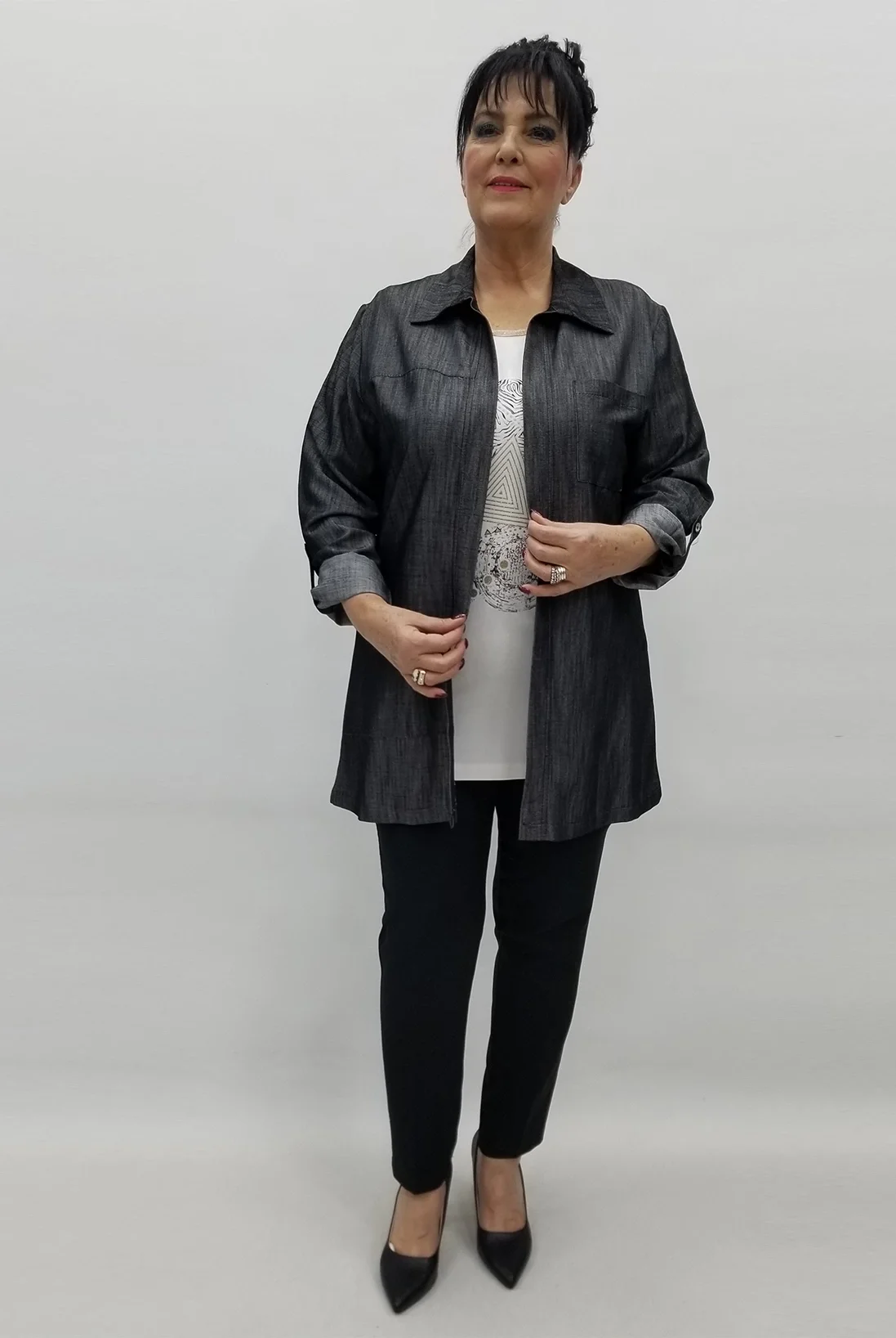 Miraggio Büyük Beden Takım 99213 ANTRASİT