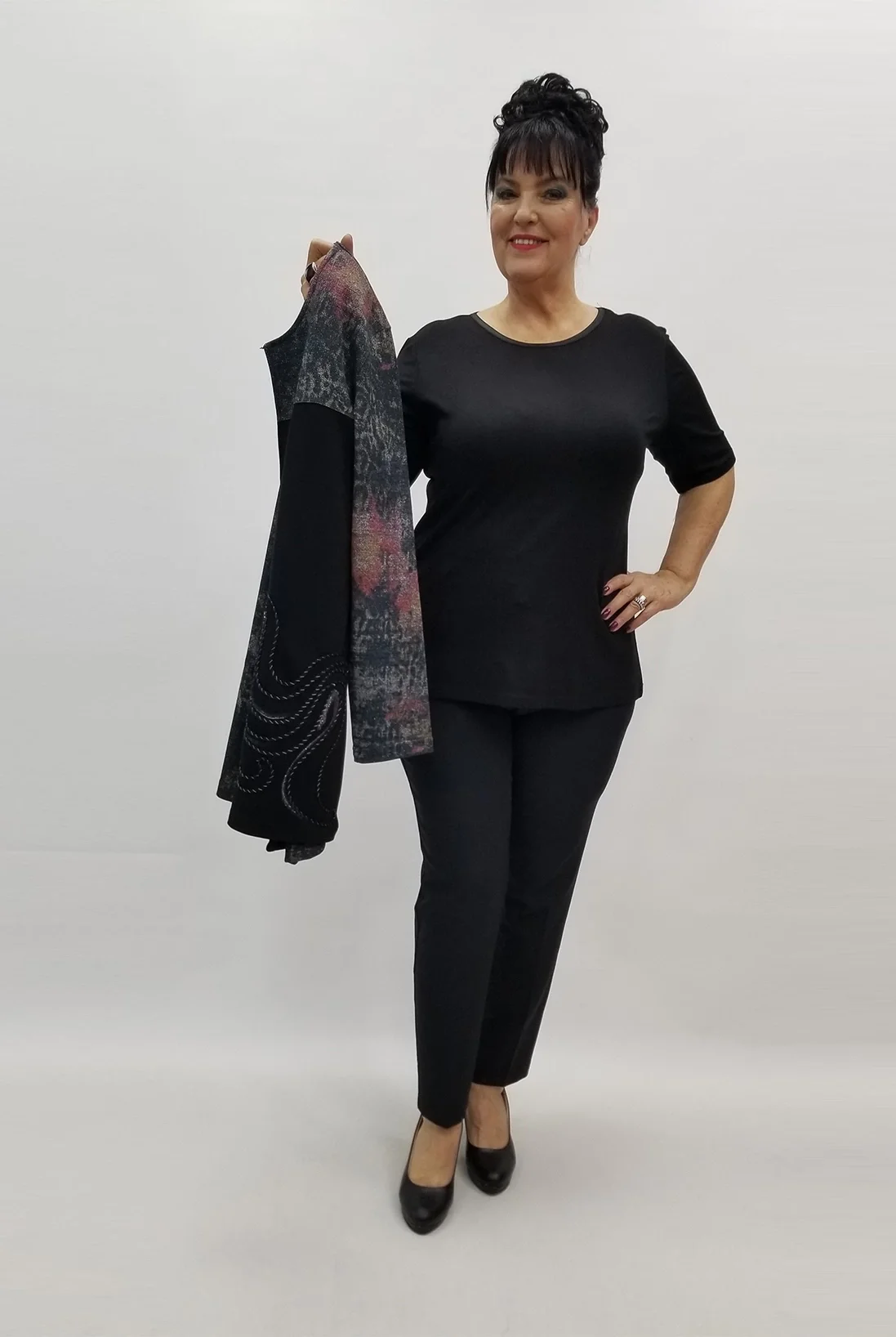 Miraggio Büyük Beden Takım 99230 SİYAH