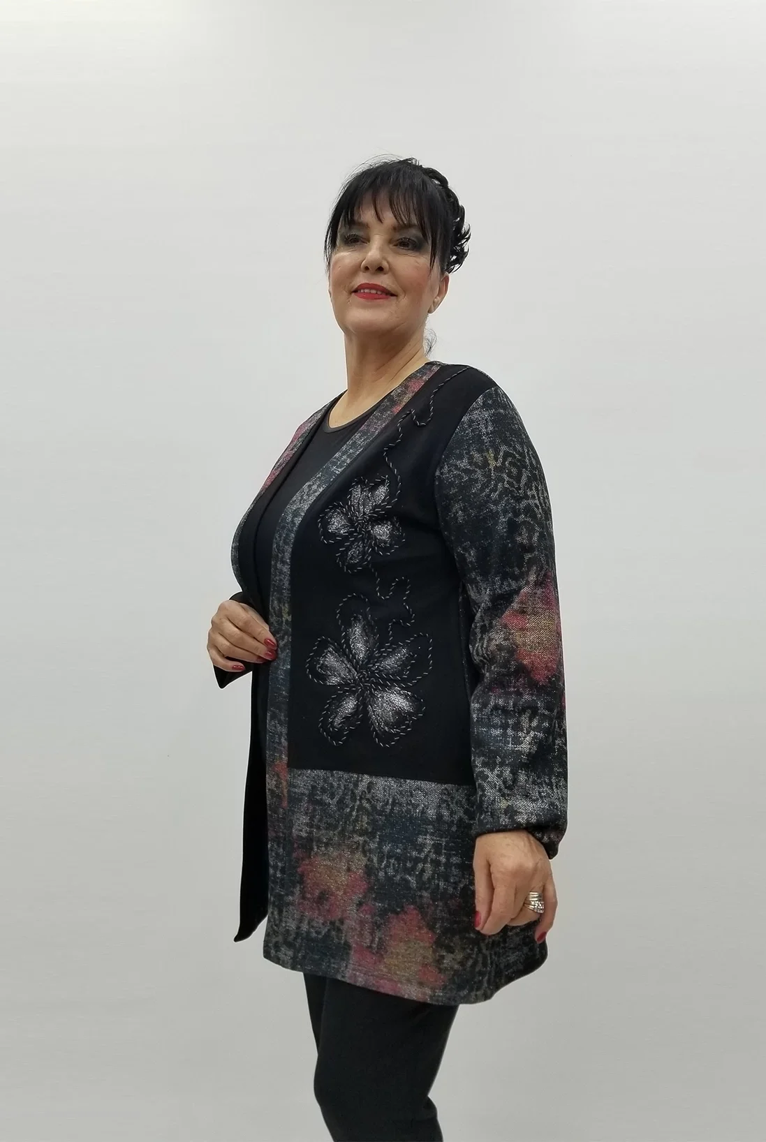 Miraggio Büyük Beden Takım 99231 SİYAH