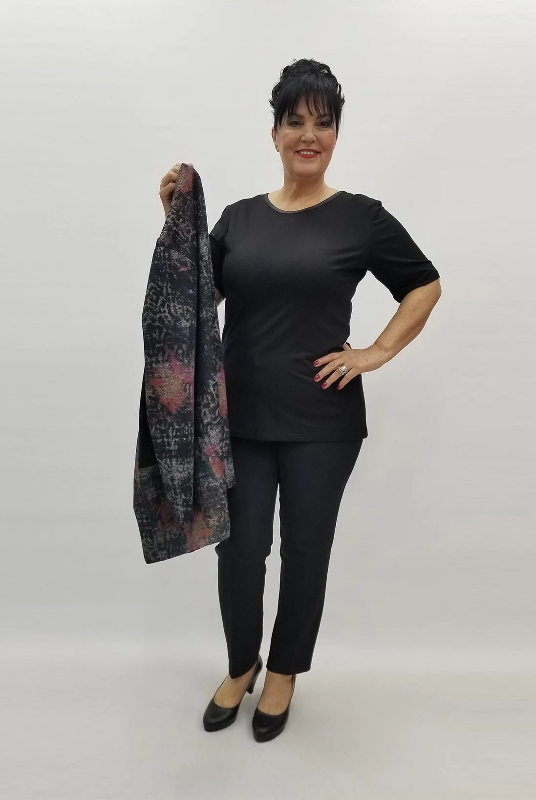 Miraggio Büyük Beden Takım 99231 SİYAH