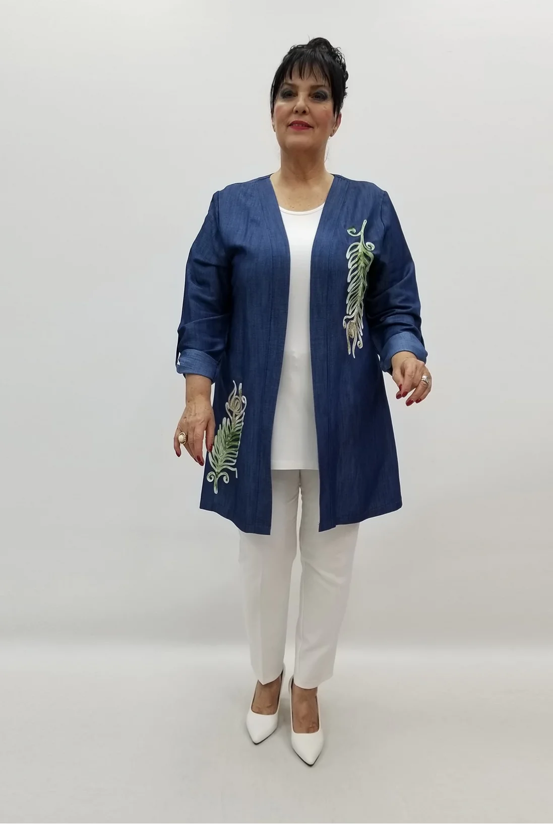 Miraggio Büyük Beden Takım 99238 MAVİ