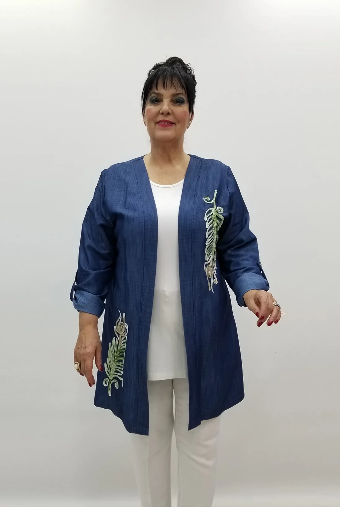 Miraggio Büyük Beden Takım 99238 MAVİ