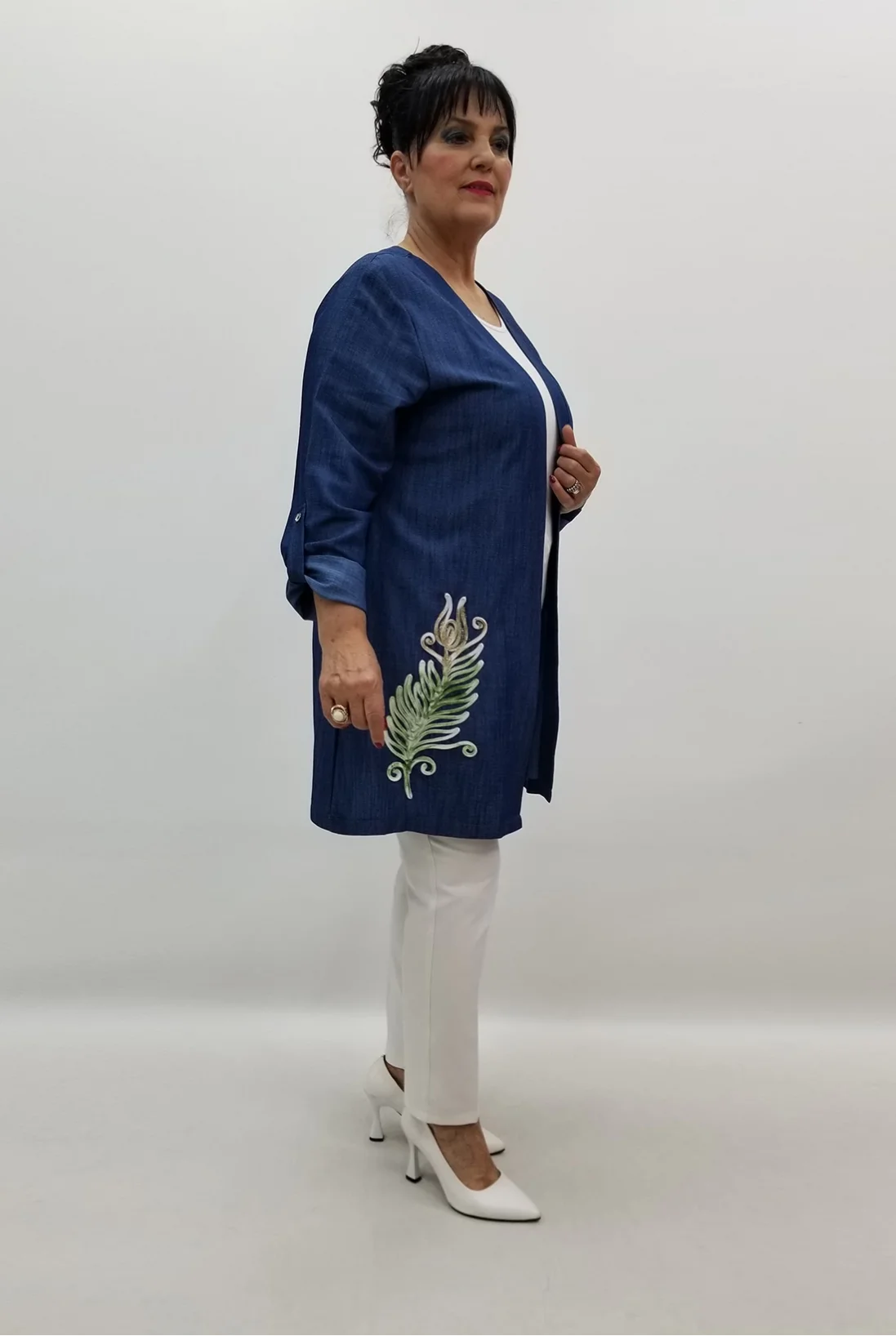 Miraggio Büyük Beden Takım 99238 MAVİ