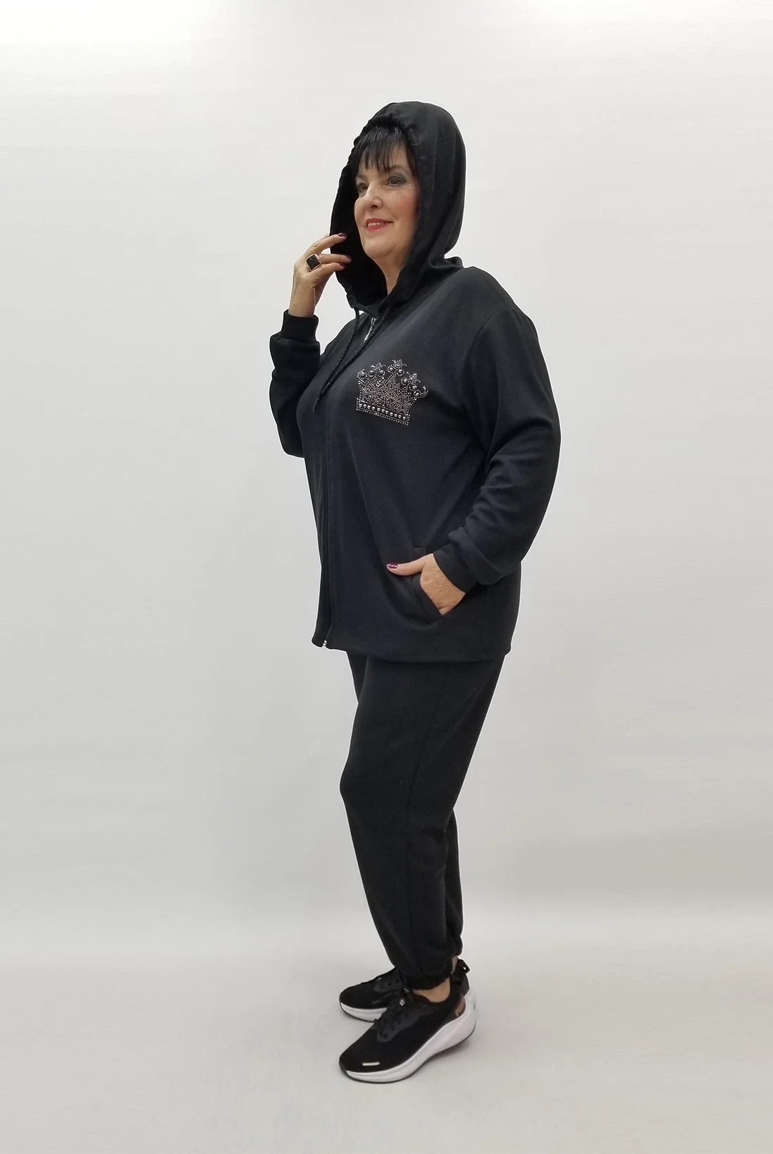 Miraggio Büyük Beden Takım 99338 SİYAH