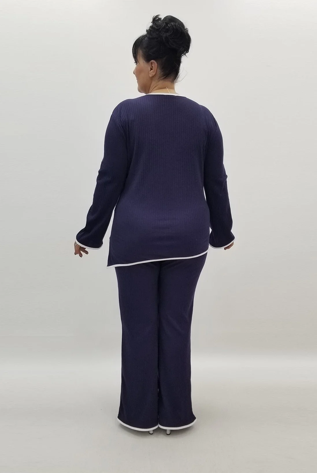 Miraggio Büyük Beden Takım 99369 LACİVERT