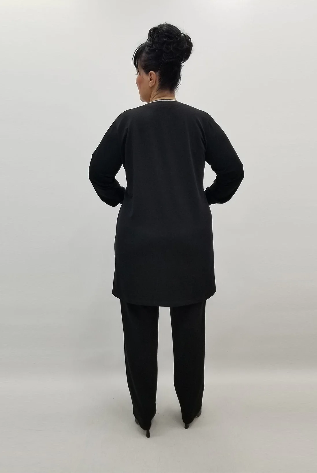 Miraggio Büyük Beden Takım 99416 SİYAH