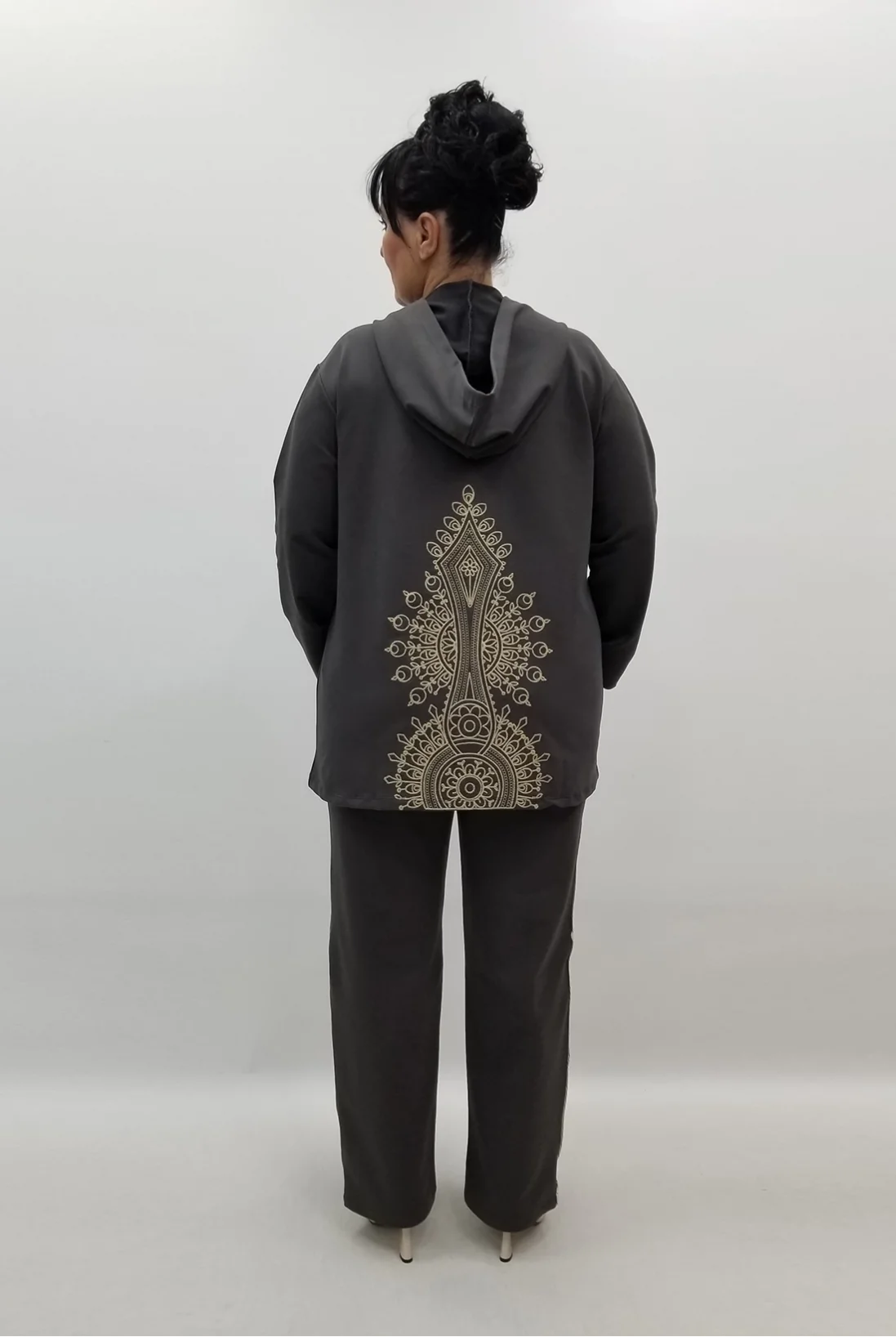 Miraggio Büyük Beden Takım 99488 FÜME