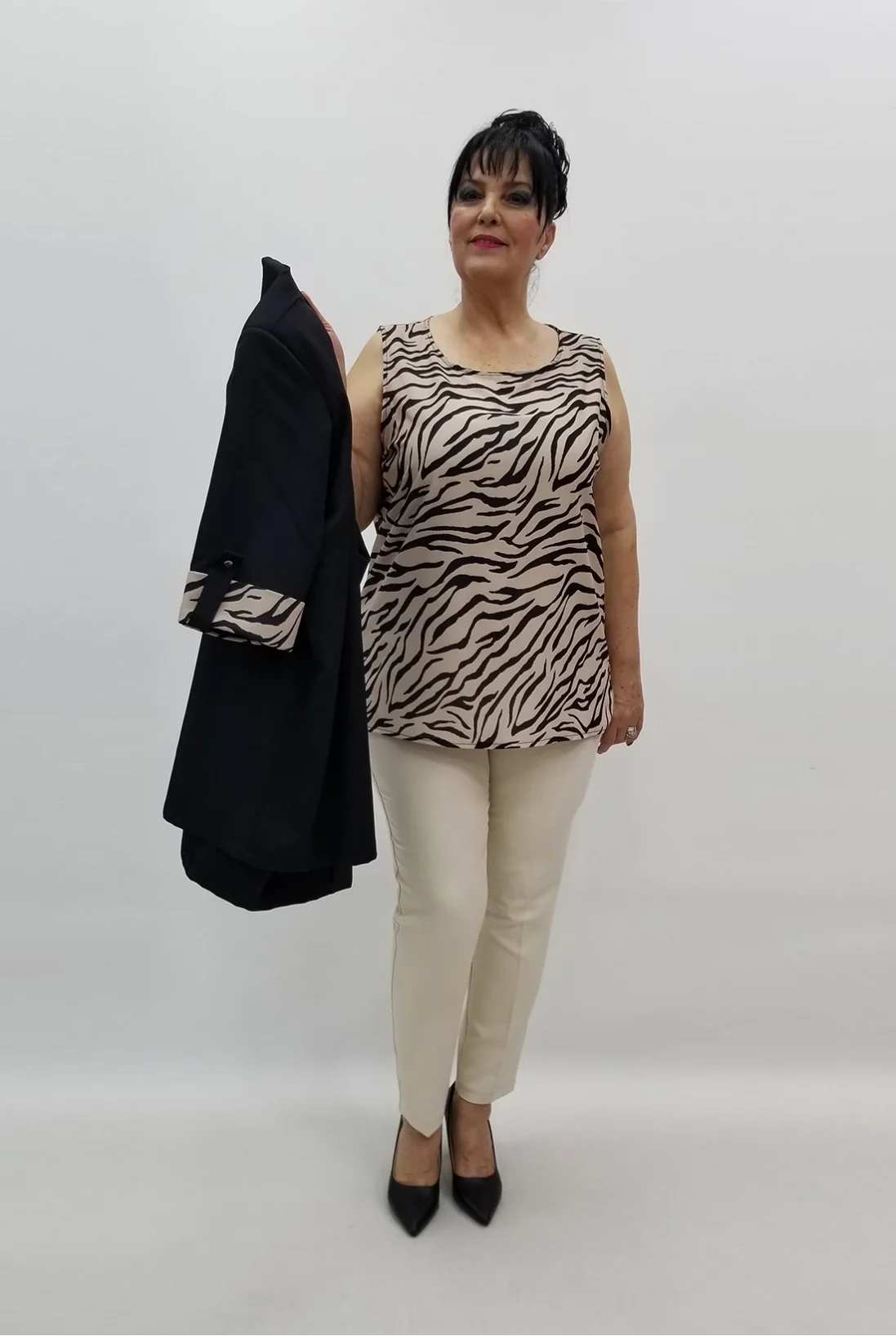 Miraggio Büyük Beden Takım 99515 SİYAH