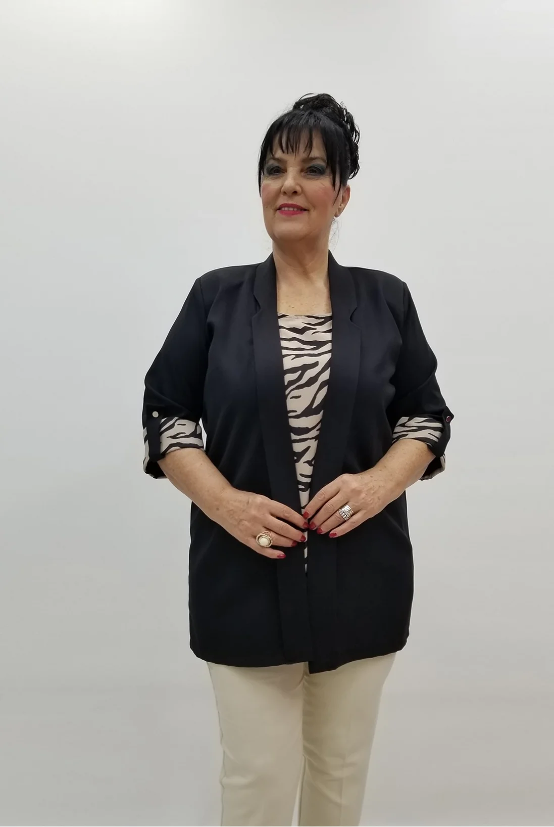 Miraggio Büyük Beden Takım 99515 SİYAH